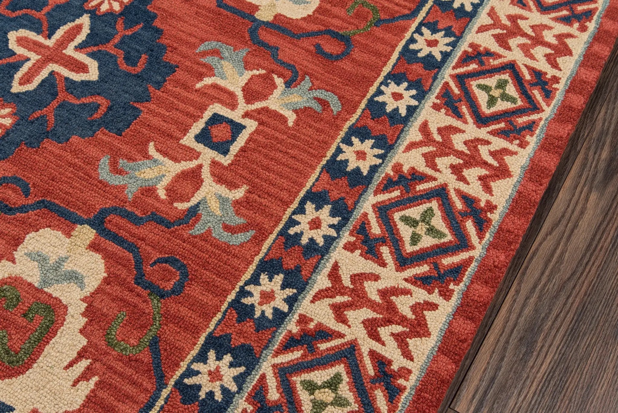 Tangier TAN-3 Red Area Rug by Momeni