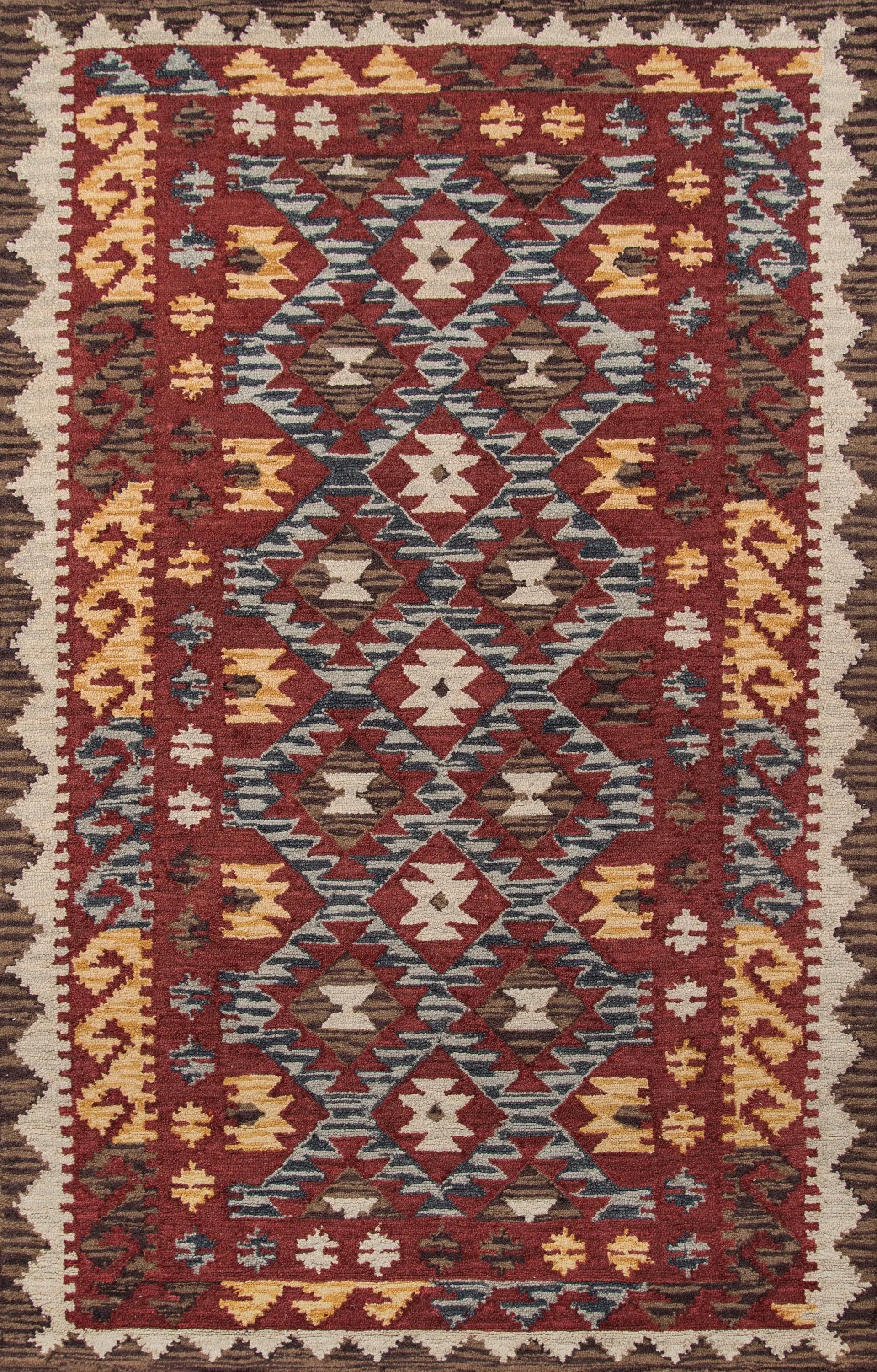 Tangier TAN-7 Red Area Rug by Momeni