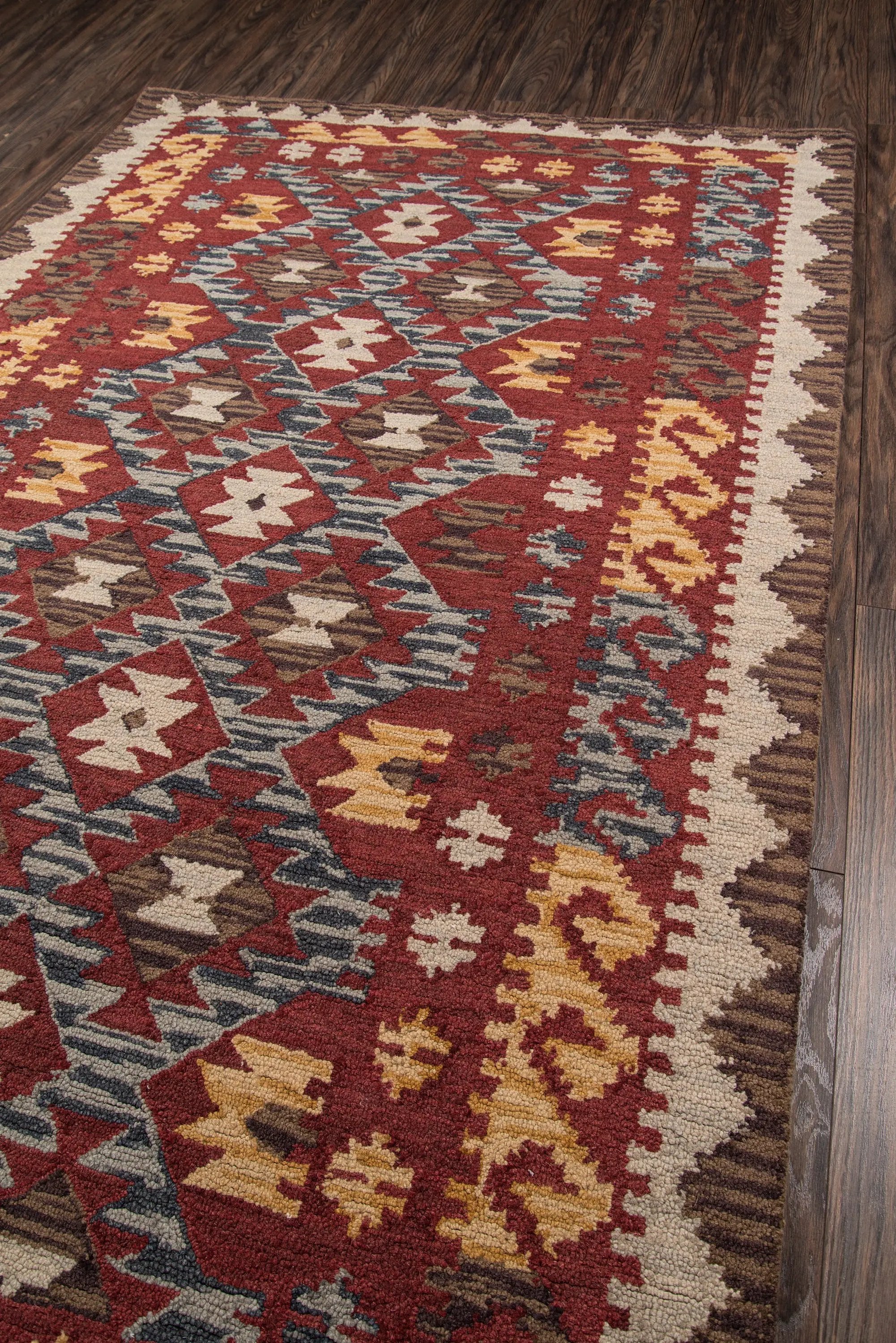 Tangier TAN-7 Red Area Rug by Momeni