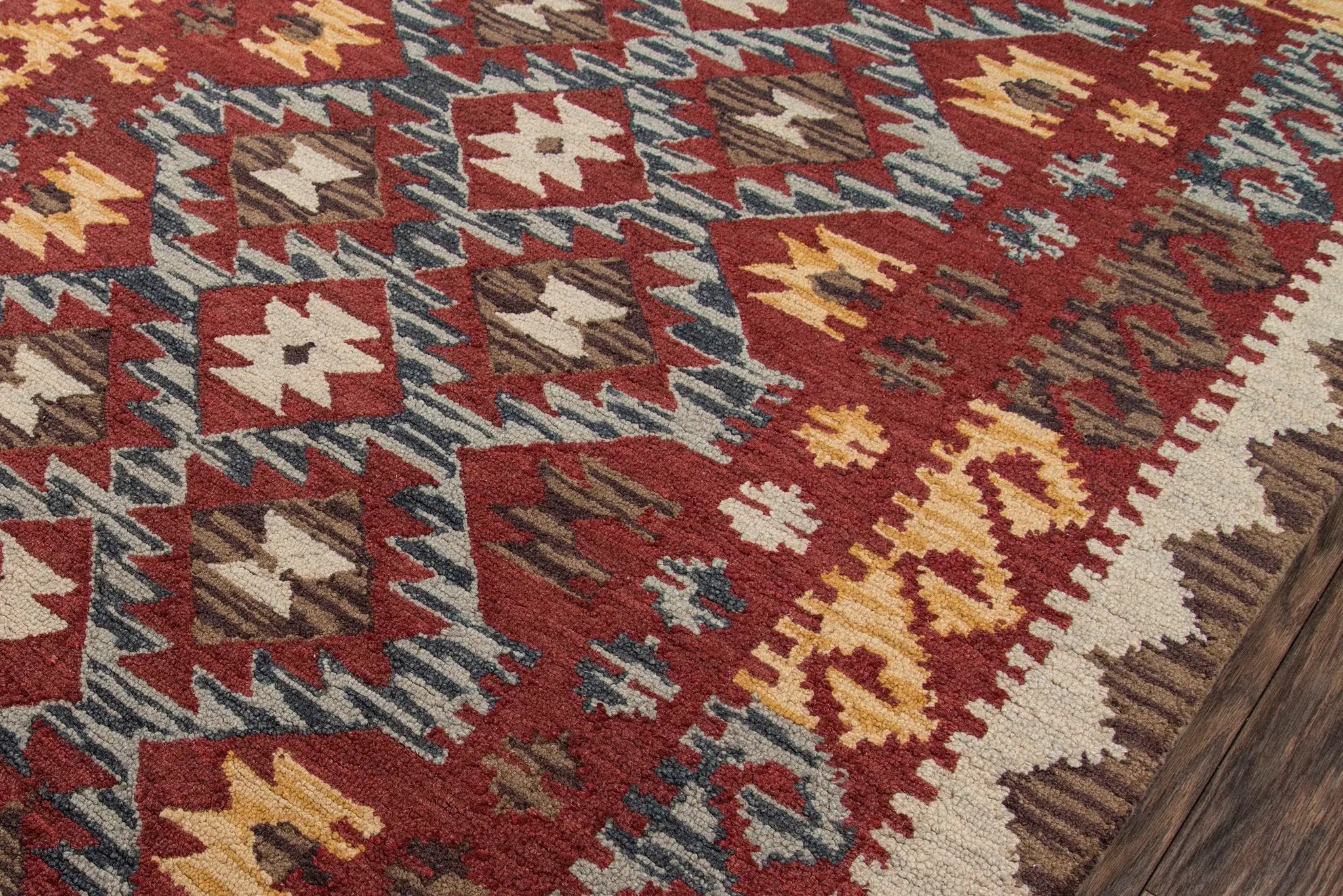 Tangier TAN-7 Red Area Rug by Momeni