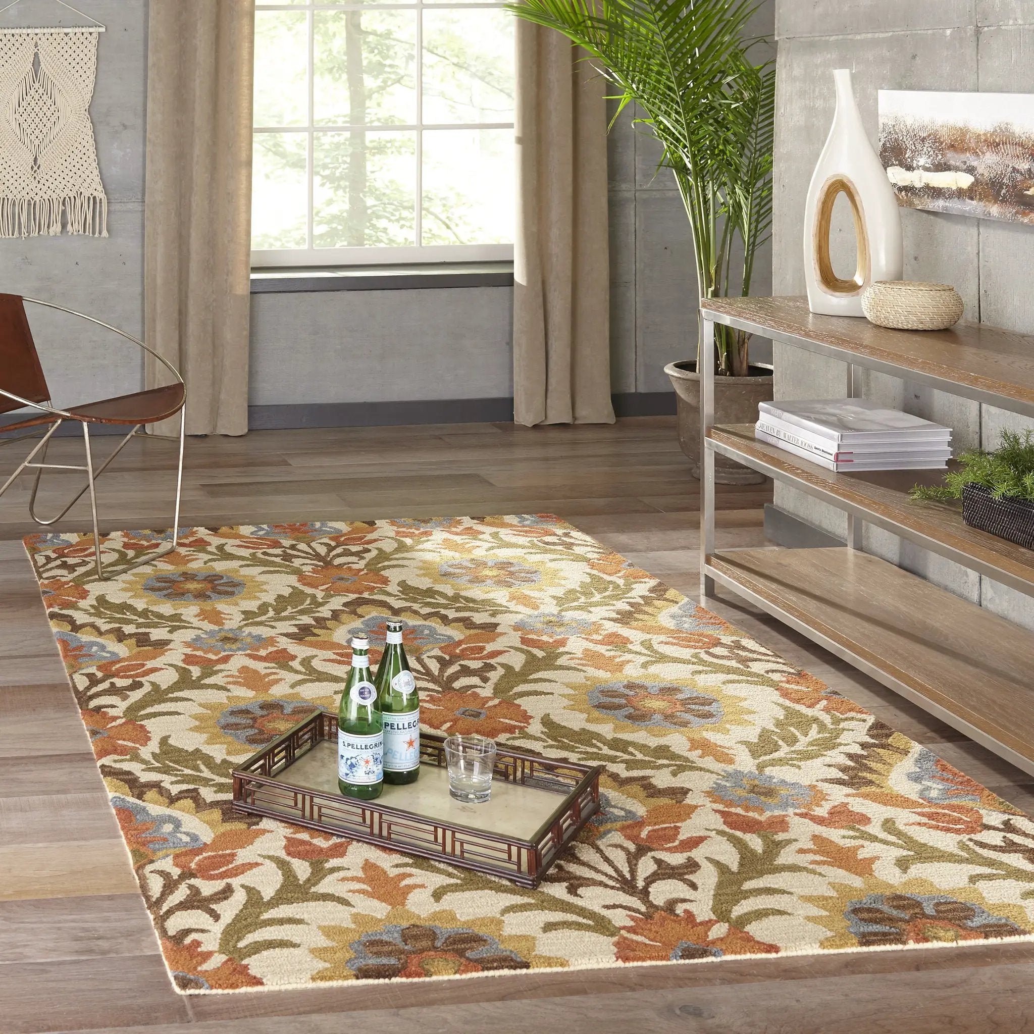 Tangier TAN-9 Gold Area Rug by Momeni
