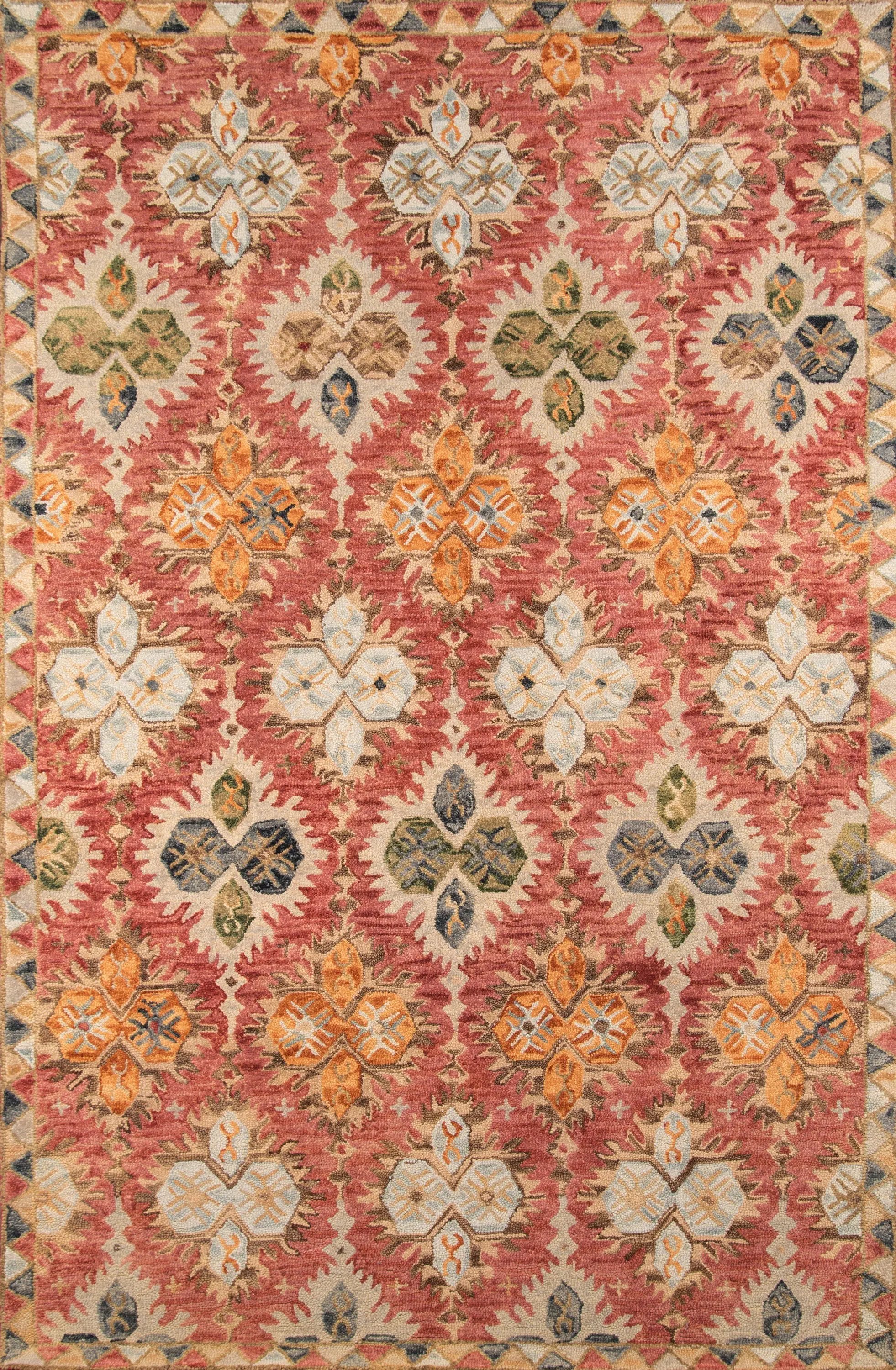 Tangier TAN-17 Red Area Rug by Momeni
