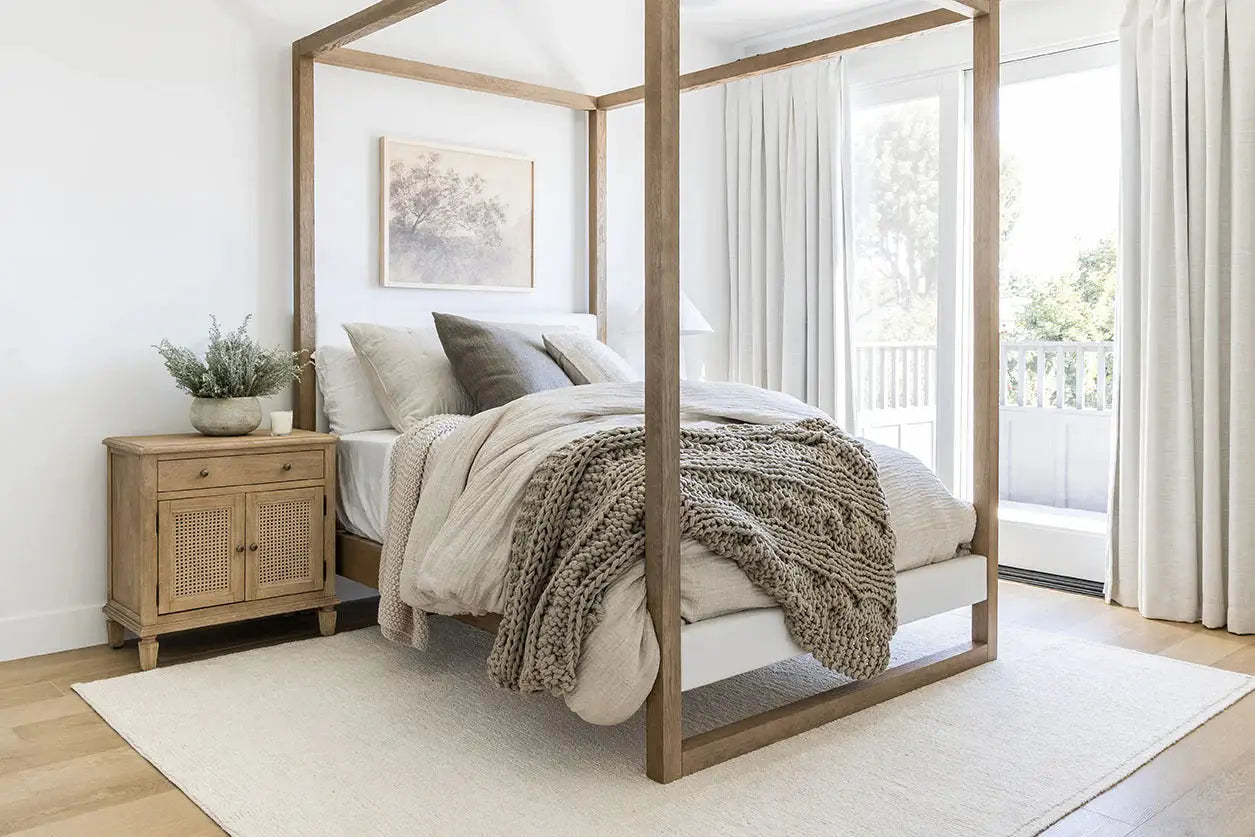 Tavira TAV-1 (Solid) Ivory Area Rug by Pure Salt by Momeni