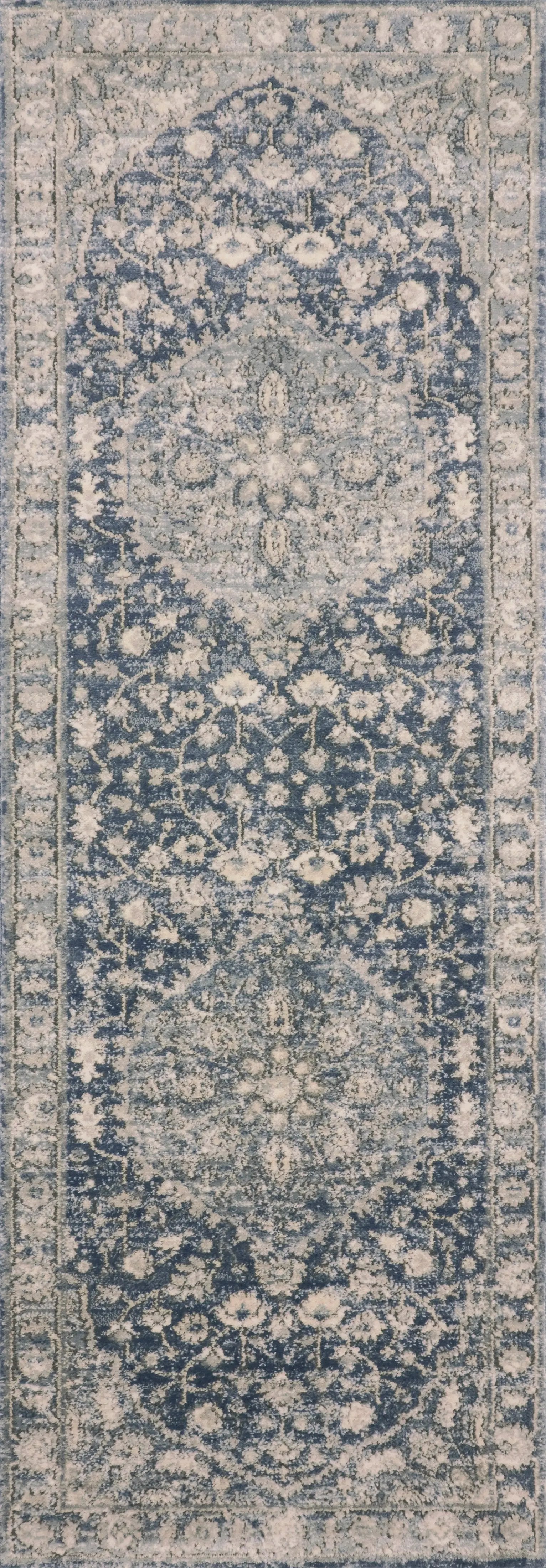 Teagan TEA-01 Denim / Mist Area Rug by Loloi