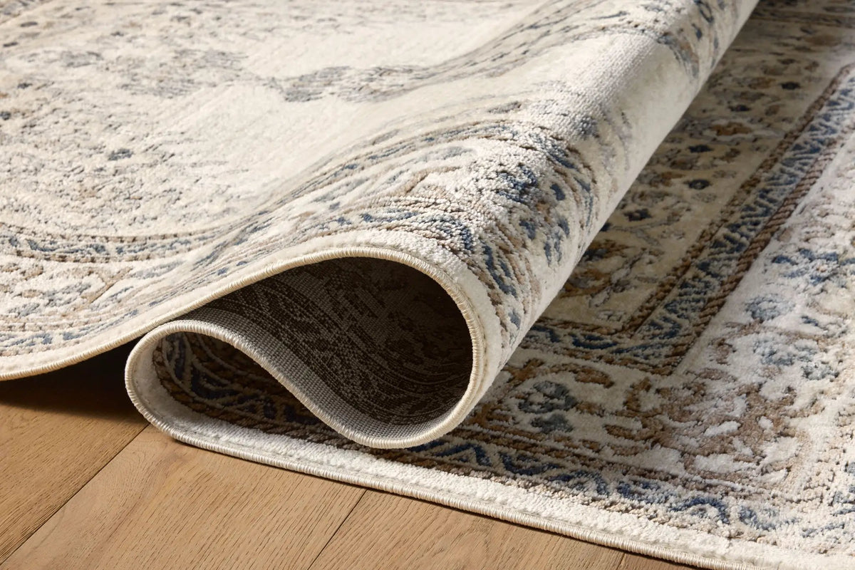 Teagan TEA-02 Oatmeal / Ivory Area Rug by Loloi