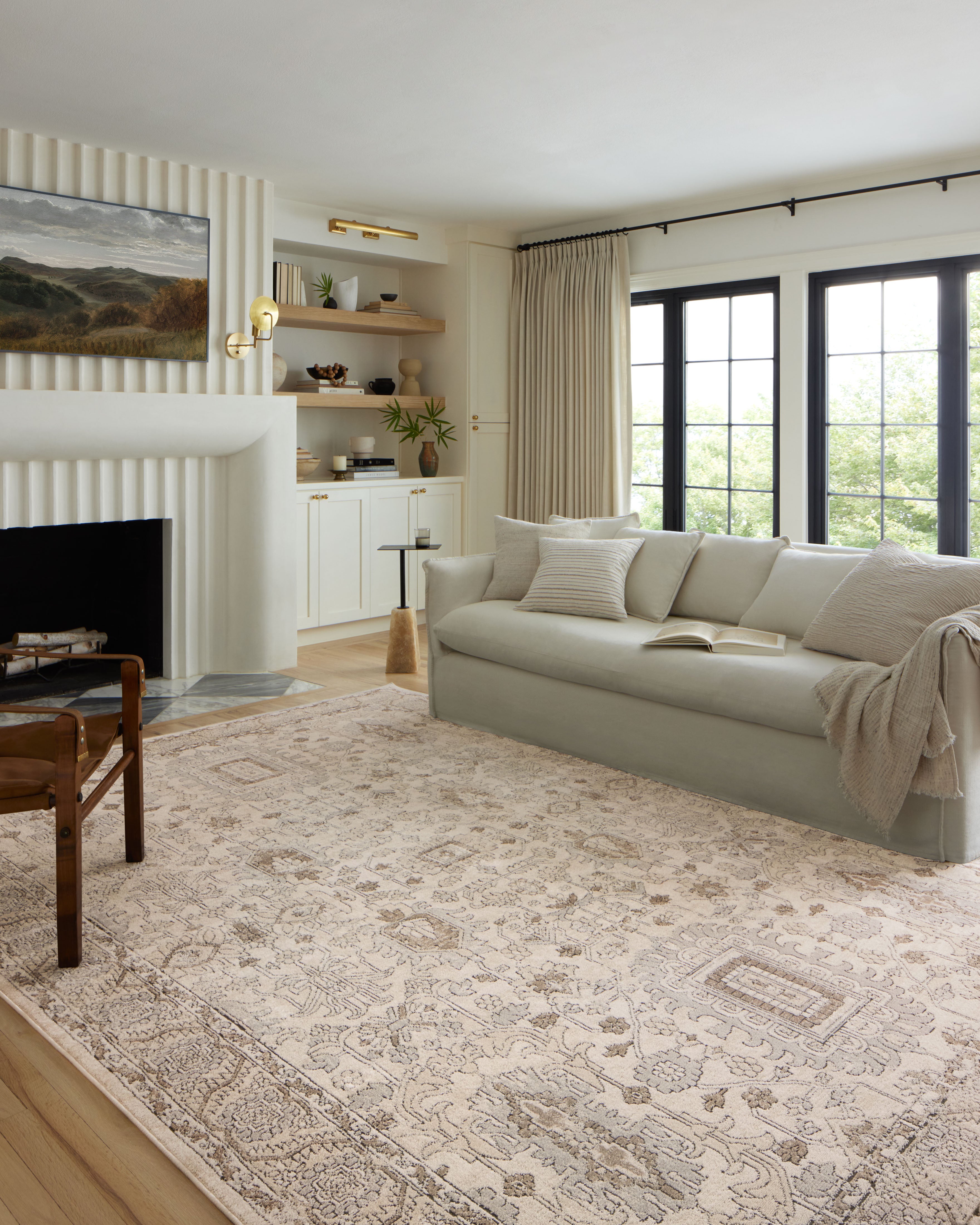Expertly crafted as a power-loomed polypropylene and polyester area rug with contemporary artistry, the Teagan TEA-03 Ivory / Sand Area Rug captures refined ivory and sandy tones beautifully