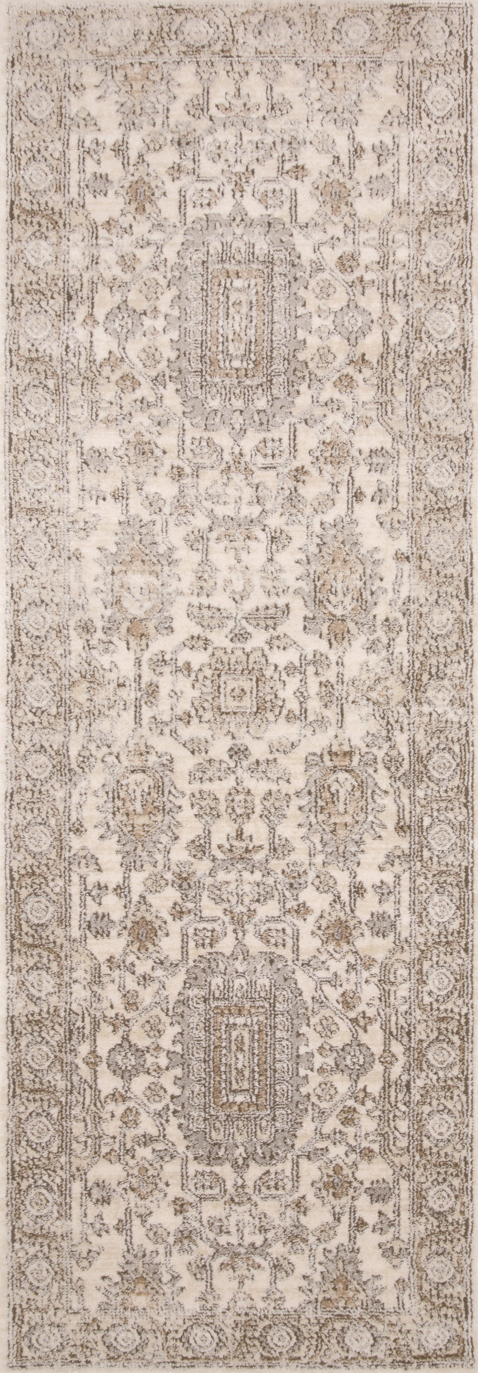 Expertly crafted as a power-loomed polypropylene and polyester area rug with contemporary artistry, the Teagan TEA-03 Ivory / Sand Area Rug captures refined ivory and sandy tones beautifully