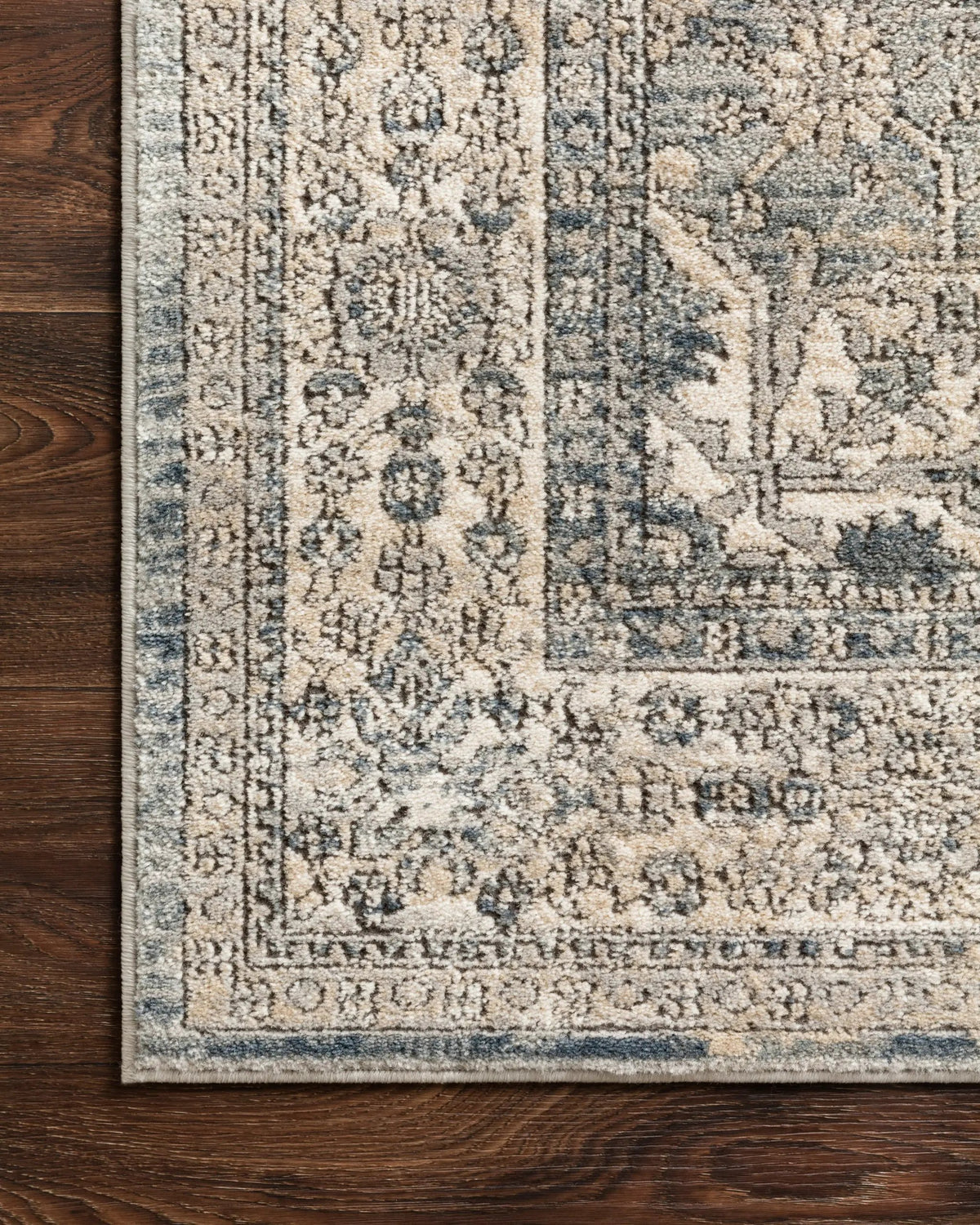 Teagan TEA-04 Sky / Natural Area Rug by Loloi