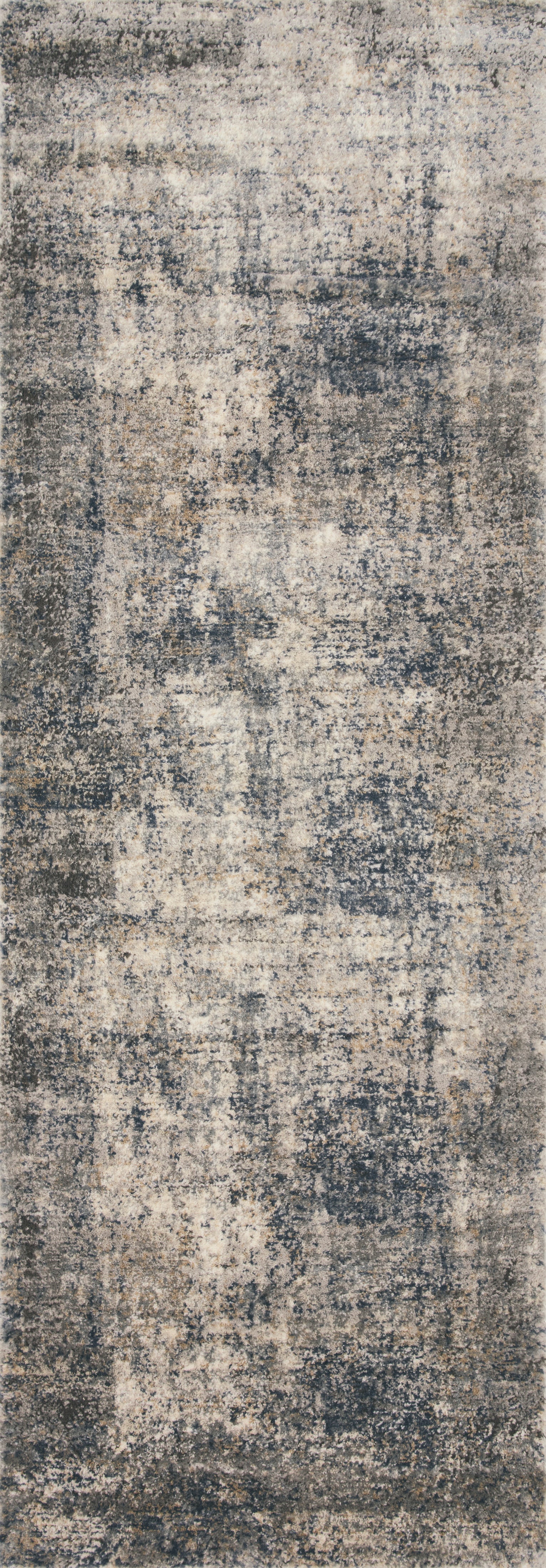 Finished in casual denim and cool slate tones with contemporary styling, the Teagan TEA-05 Denim / Slate Area Rug is a power-loomed polypropylene and polyester area rug for modern living