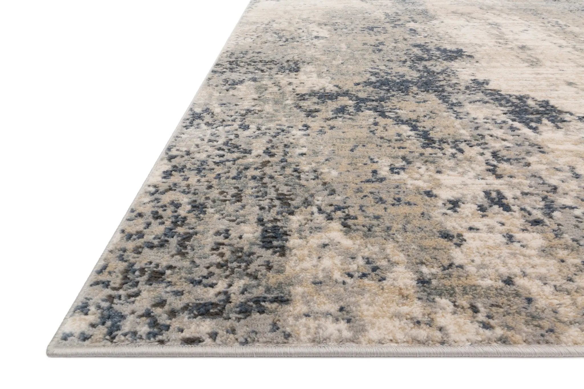 Teagan TEA-07 Natural / Denim Area Rug by Loloi