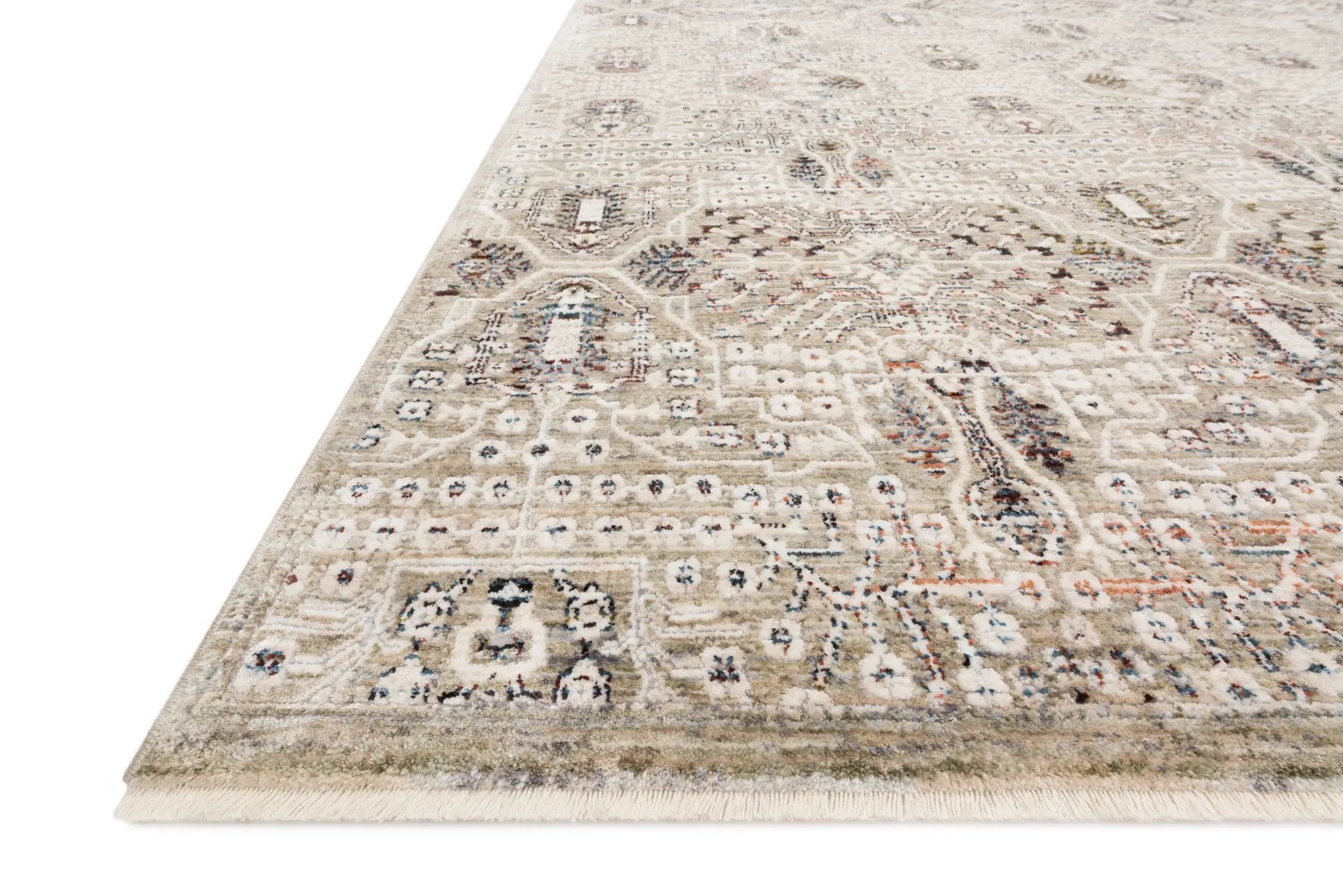 Theia THE-06 Granite / Ivory Area Rug by Loloi