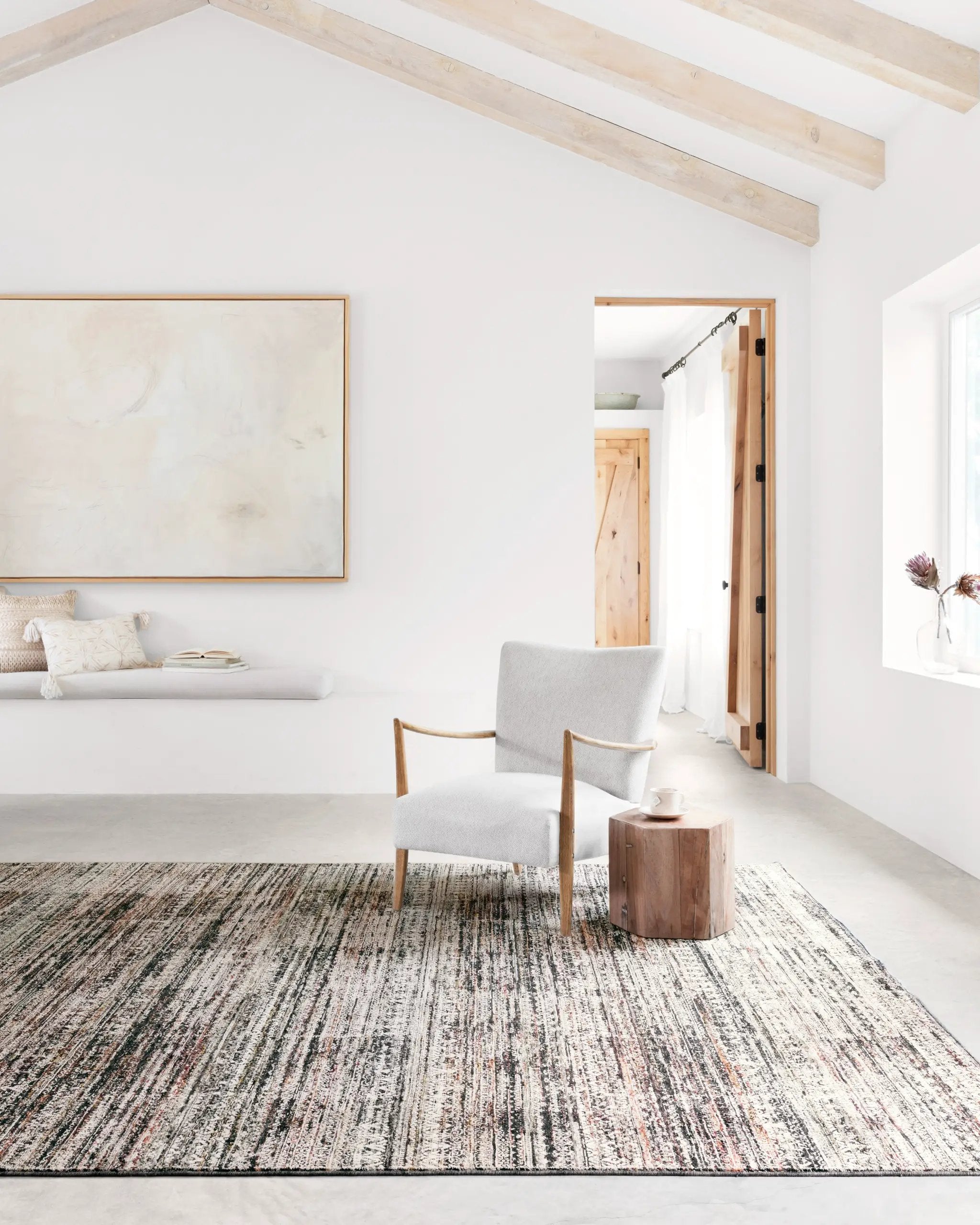 Theia THE-08 Grey / Multi Area Rug by Loloi