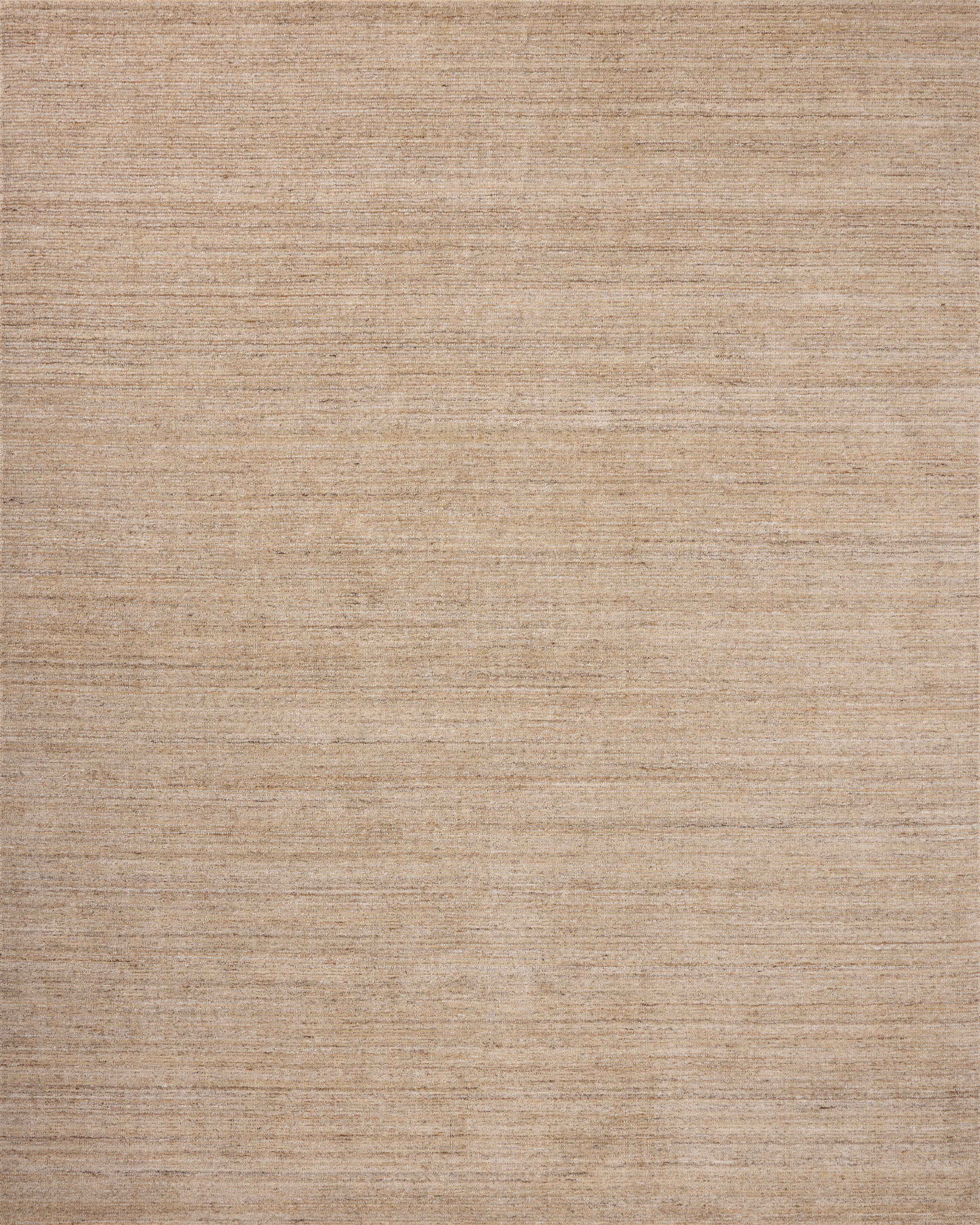 The Thorne THT-01 Sand Area Rug combines sandy tones with a hand-loomed polyester area rug for effortless elegance