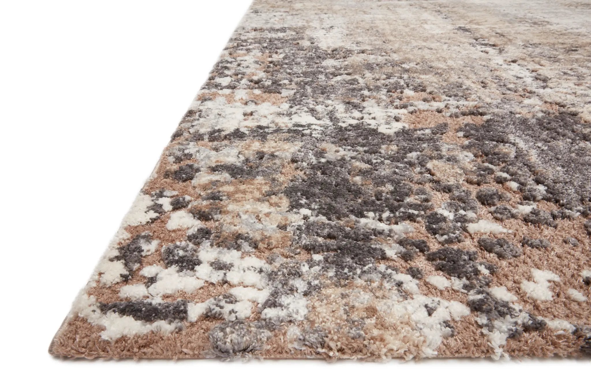 Theory THY-04 Taupe / Grey Area Rug by Loloi