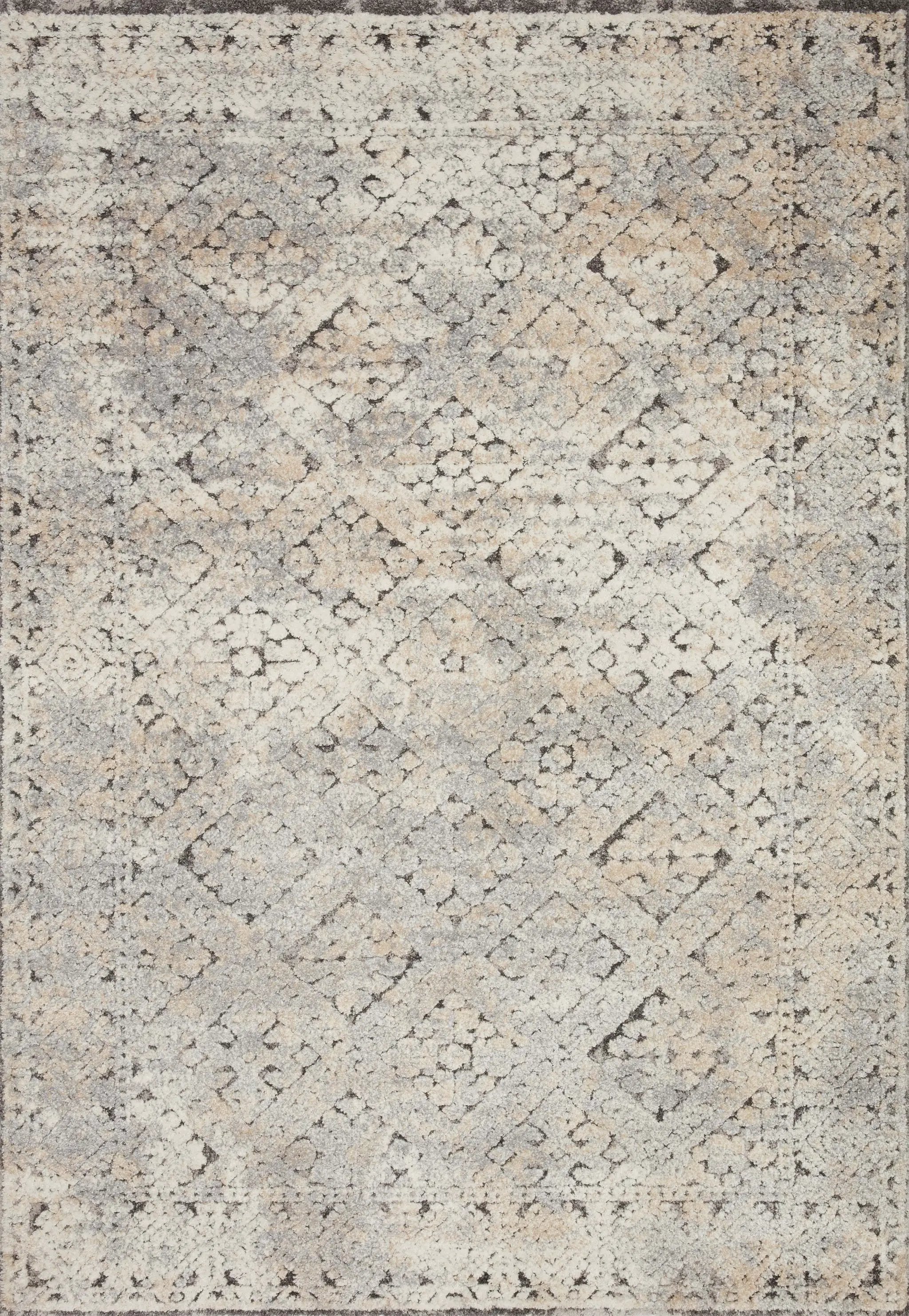Theory THY-05 Grey / Sand Area Rug by Loloi