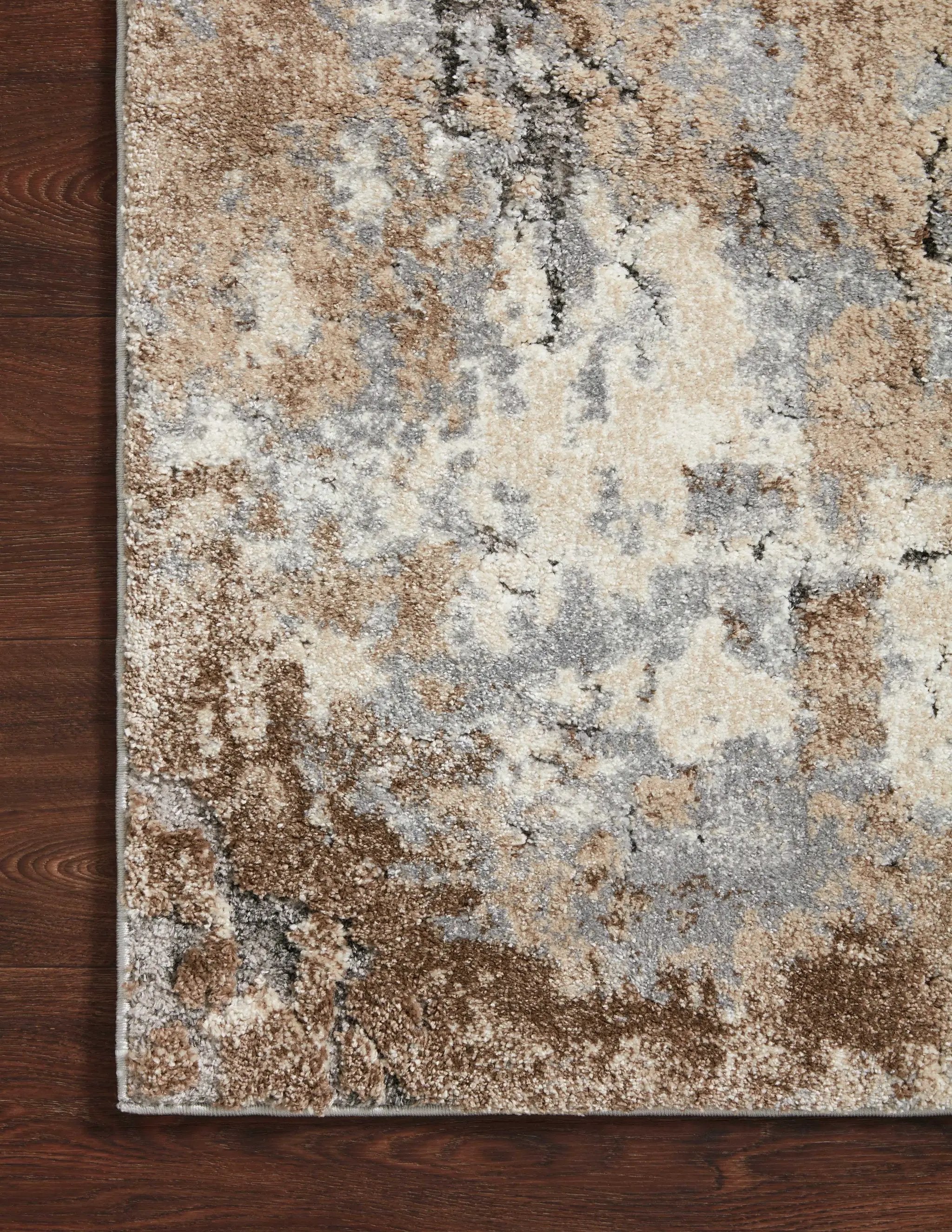Theory THY-09 Dove / Bark Area Rug by Loloi
