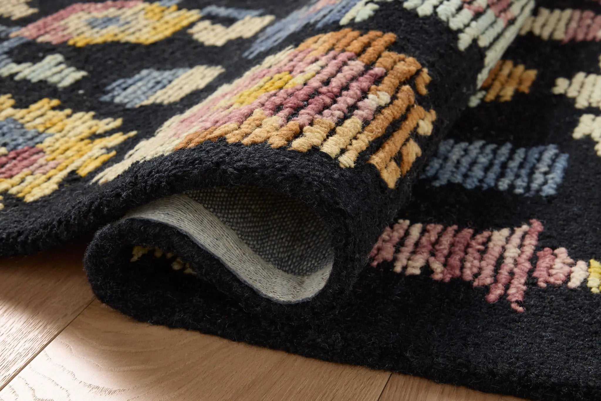 Tilly TIL-04 Midnight / Multi Area Rug by Loloi