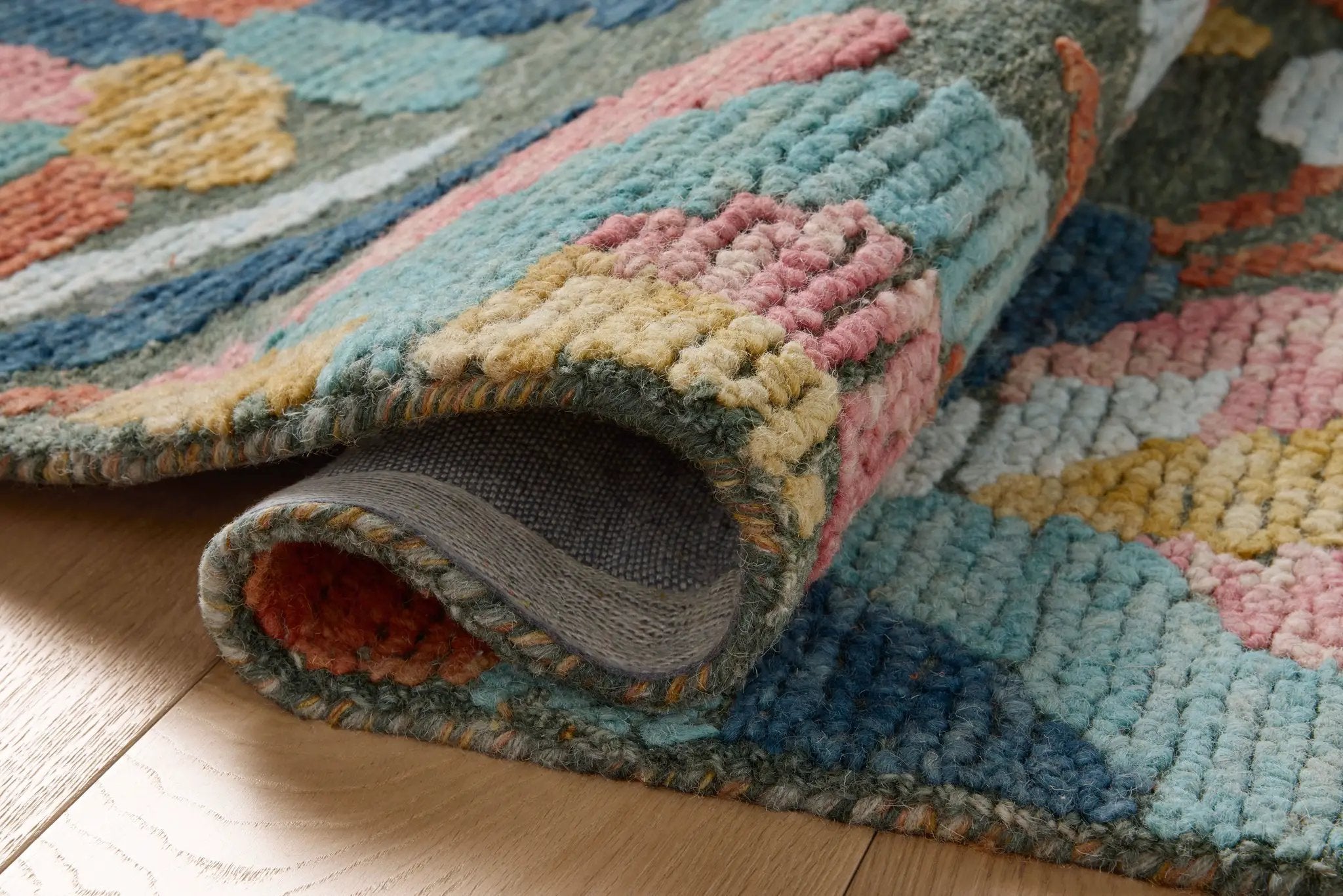 Tilly TIL-05 Green / Multi Area Rug by Loloi