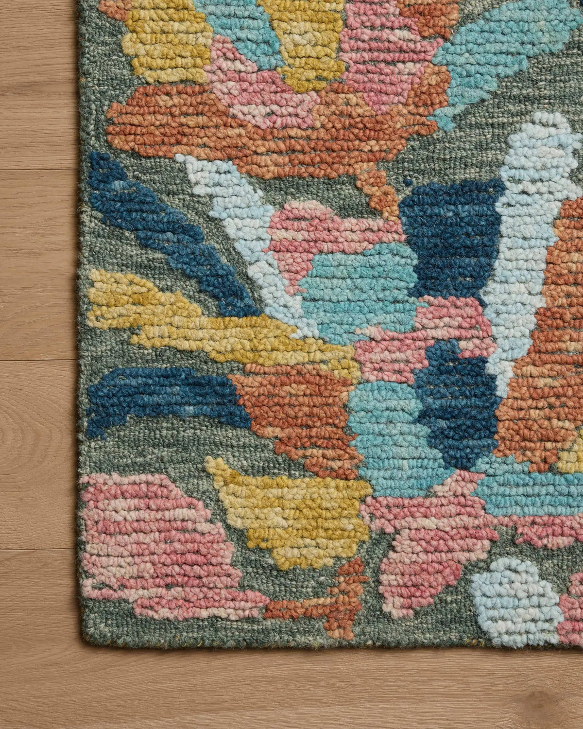 Tilly TIL-05 Green / Multi Area Rug by Loloi