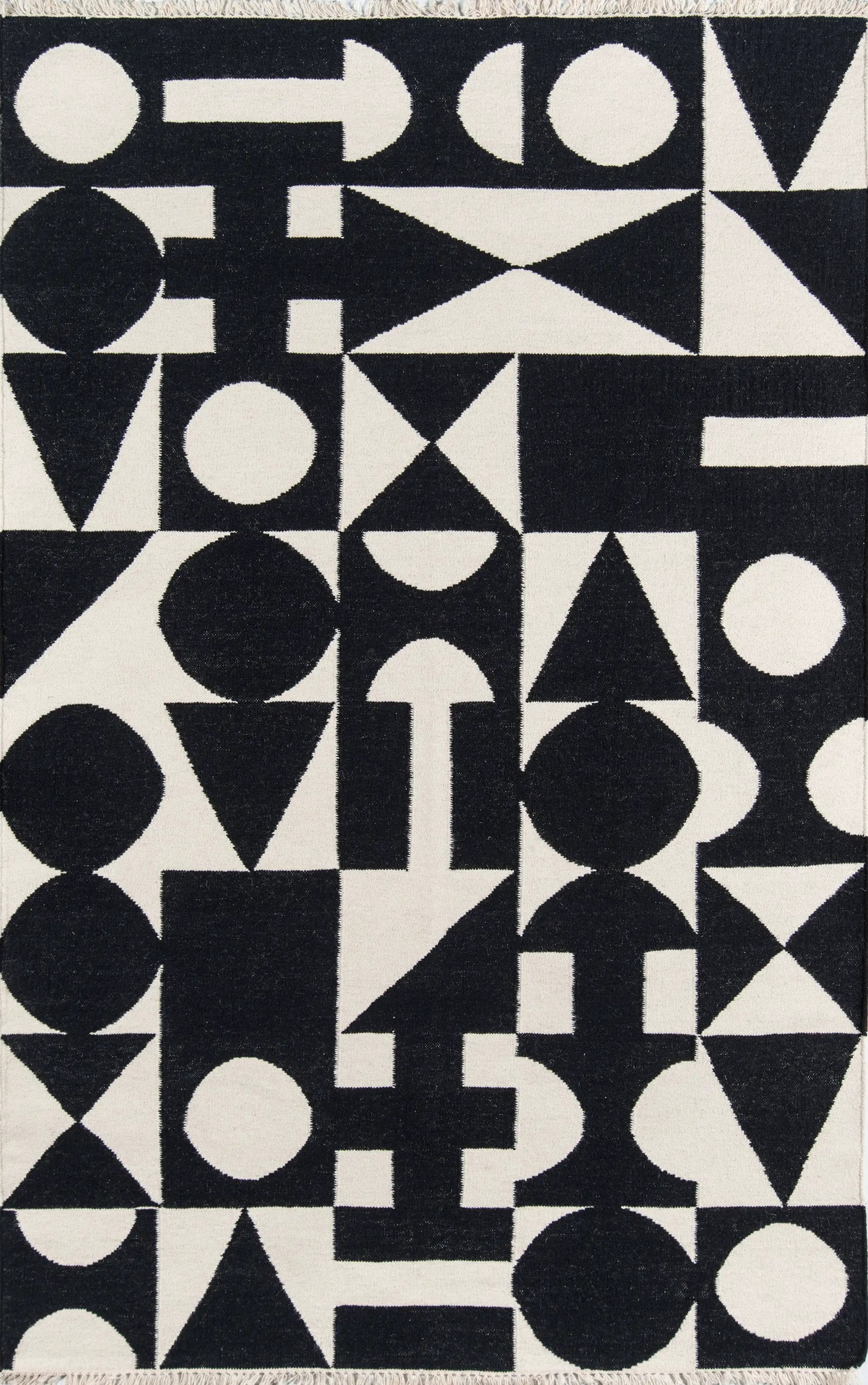 Topanga TOP-3 (Roberta) Black Area Rug by Novogratz by Momeni