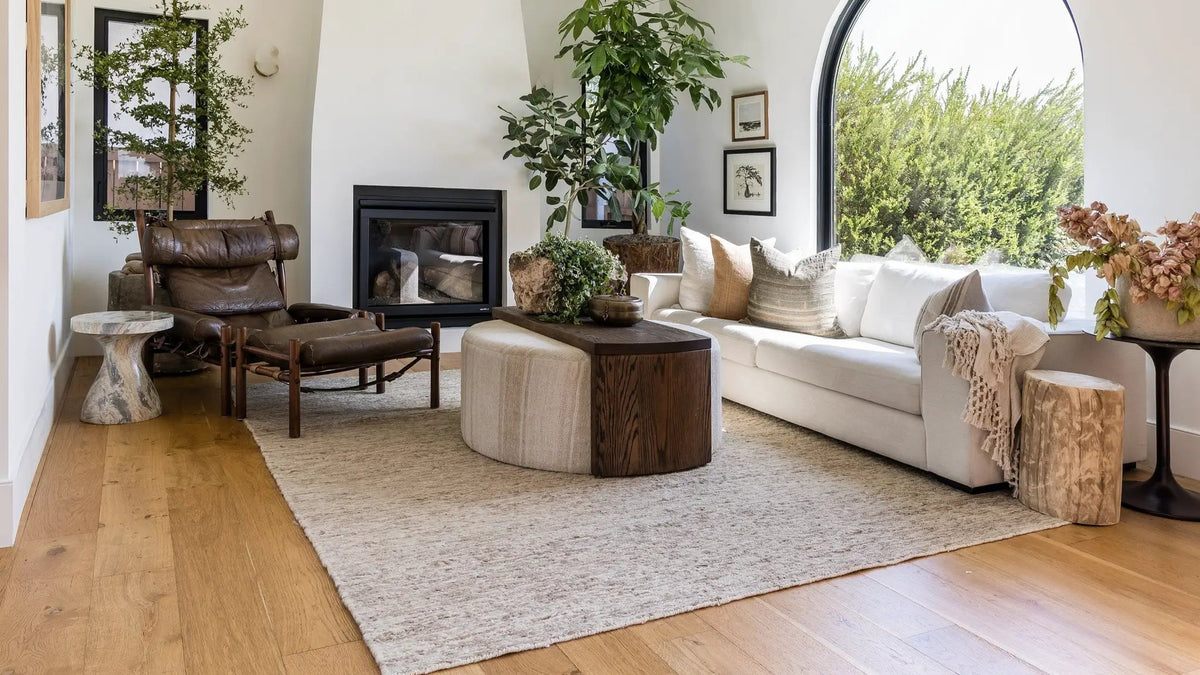 Torquay TOR-1 (Solid) Natural Area Rug by Pure Salt by Momeni