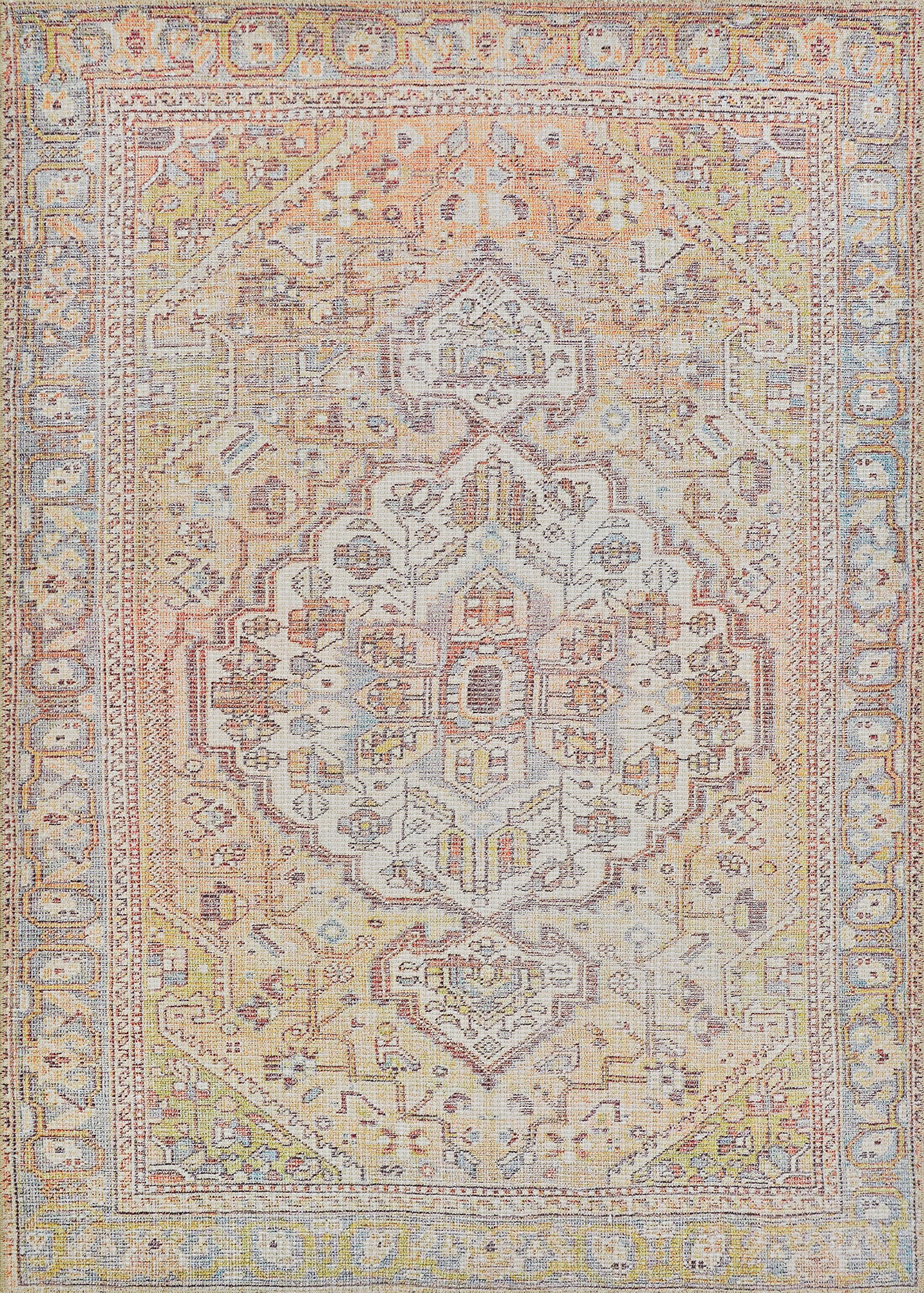 Couristan Imperial Kirman V002-1002 Apricot Area Rug