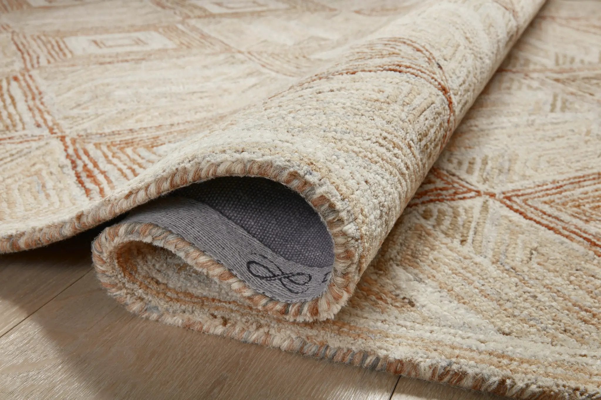 Varena VAR-01 Sand / clay Area Rug by Loloi