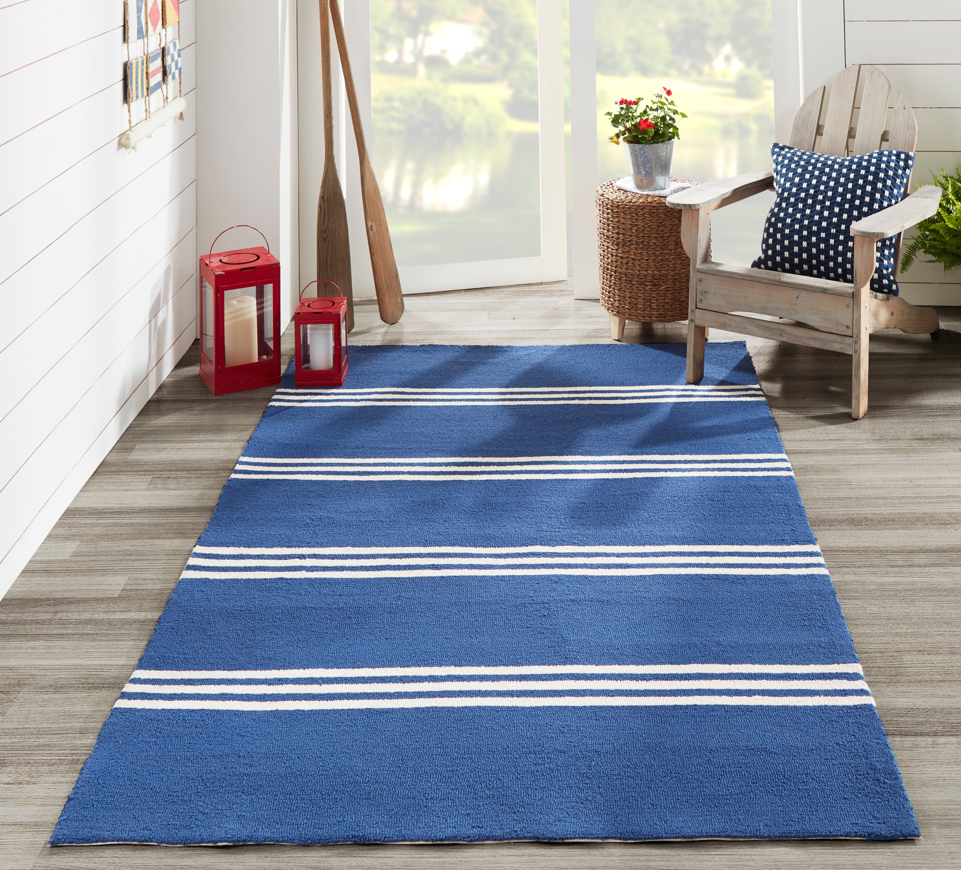 Momeni Veranda VR-16 Maritime Blue Area Rug