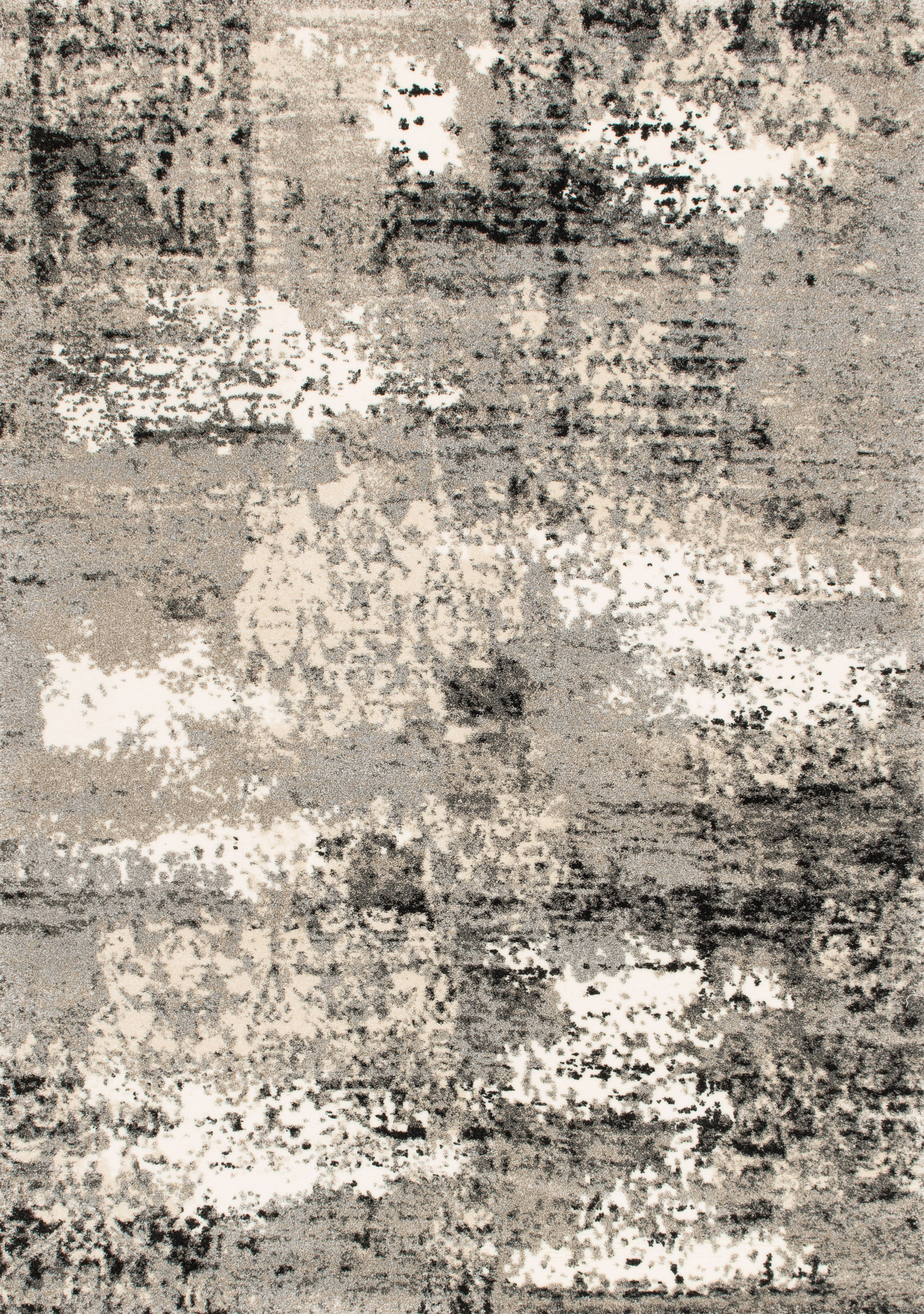 Dressed in elegant grey hues with contemporary and vintage detail, the Viera VR-04 Grey Area Rug is a power-loomed polypropylene and polyester area rug that completes any room