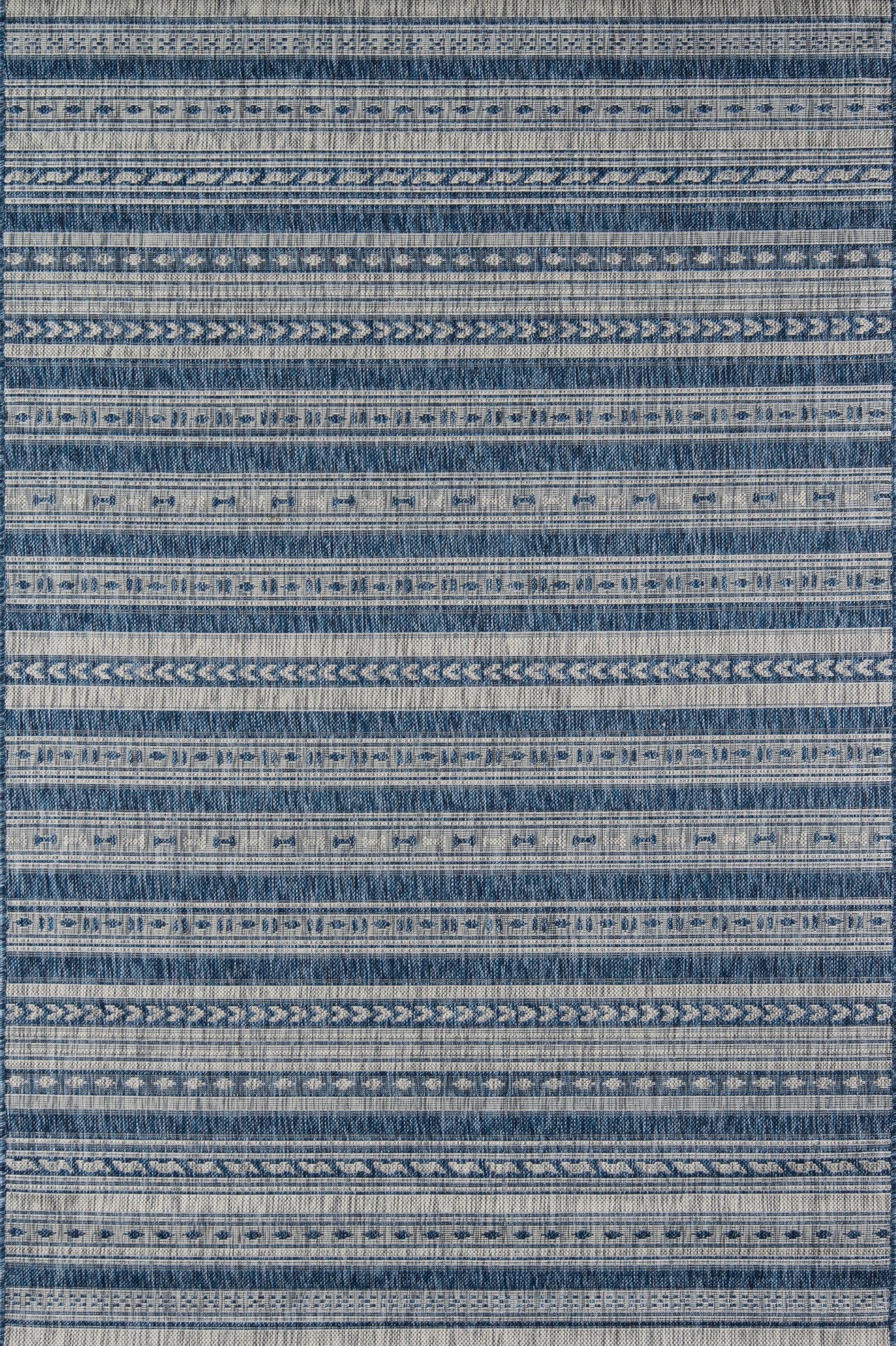 Novogratz Villa VI-04 Blue Indoor/Outdoor Area Rug by Momeni