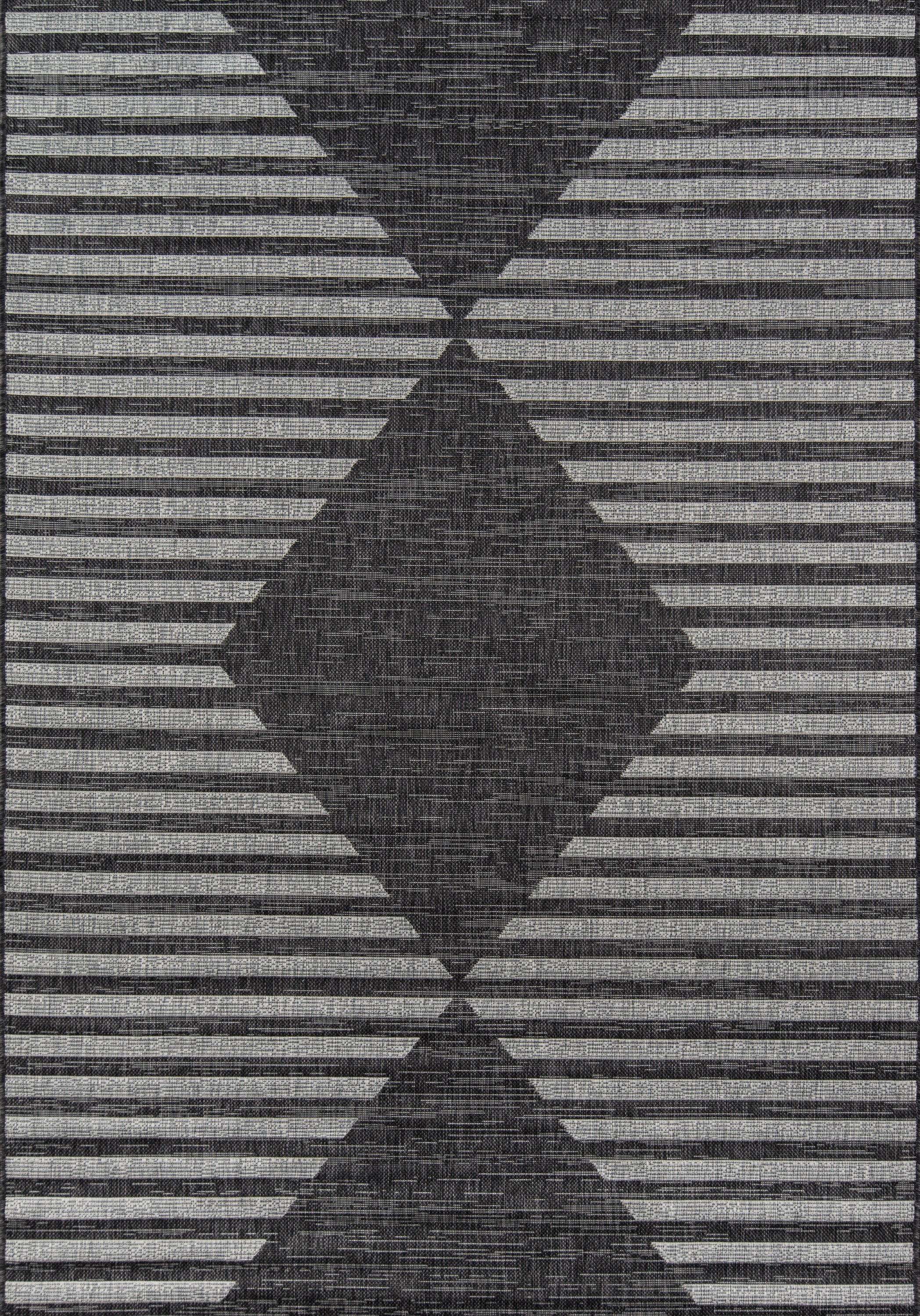 Novogratz Villa VI-07 Charcoal Indoor/Outdoor Area Rug by Momeni