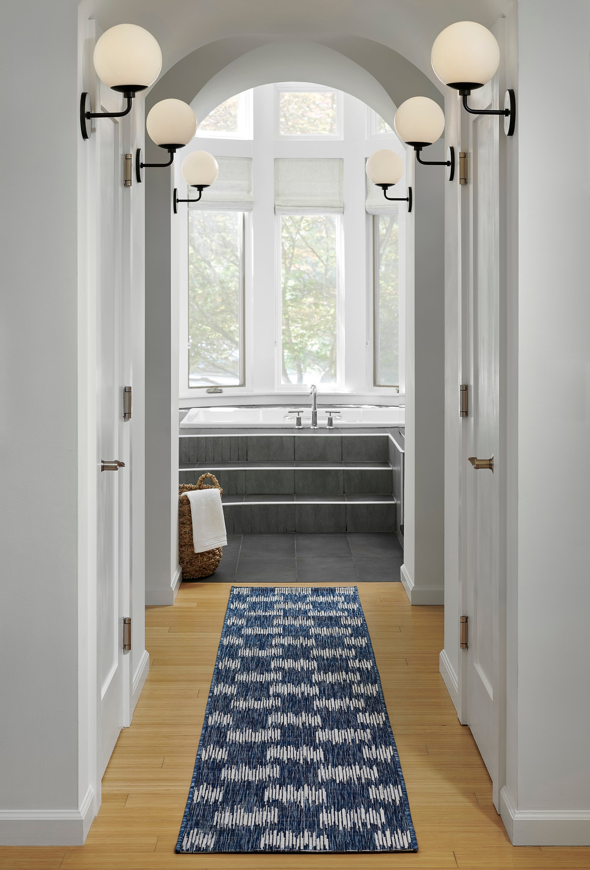 Novogratz Villa VI-12 Blue Indoor/Outdoor Area Rug by Momeni