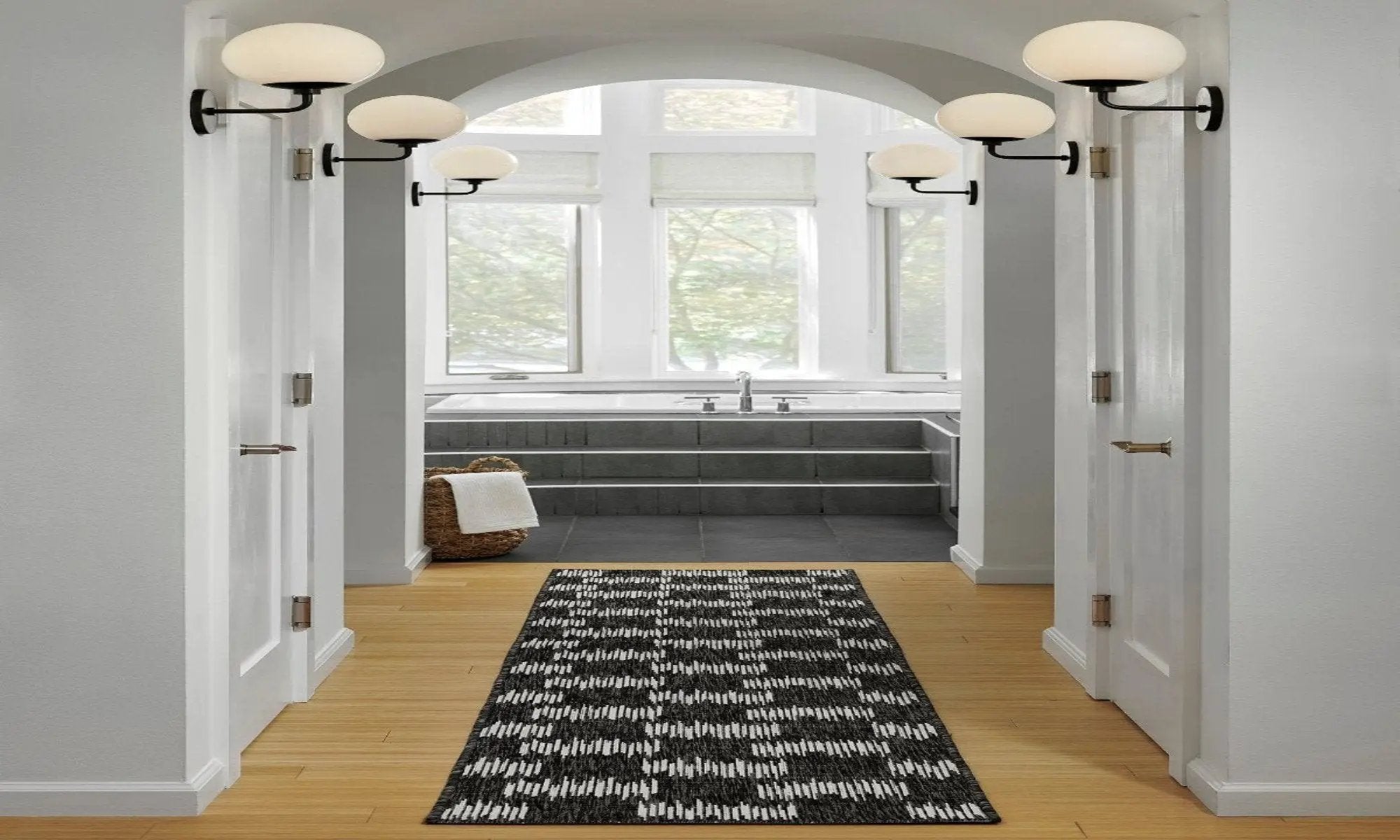 Villa VI-12 (Turin) Charcoal Area Rug by Novogratz by Momeni