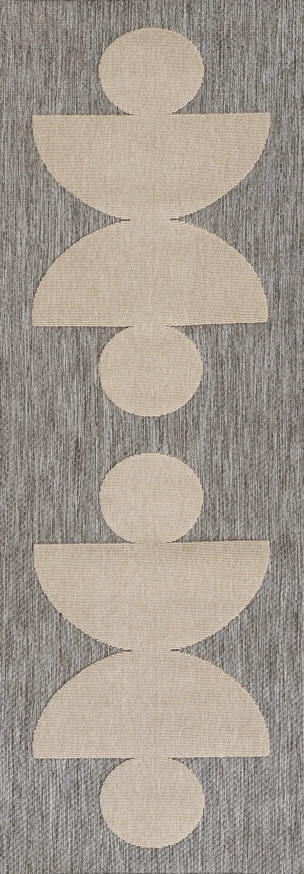 Vines VN-03 Gray Area Rug by Momeni