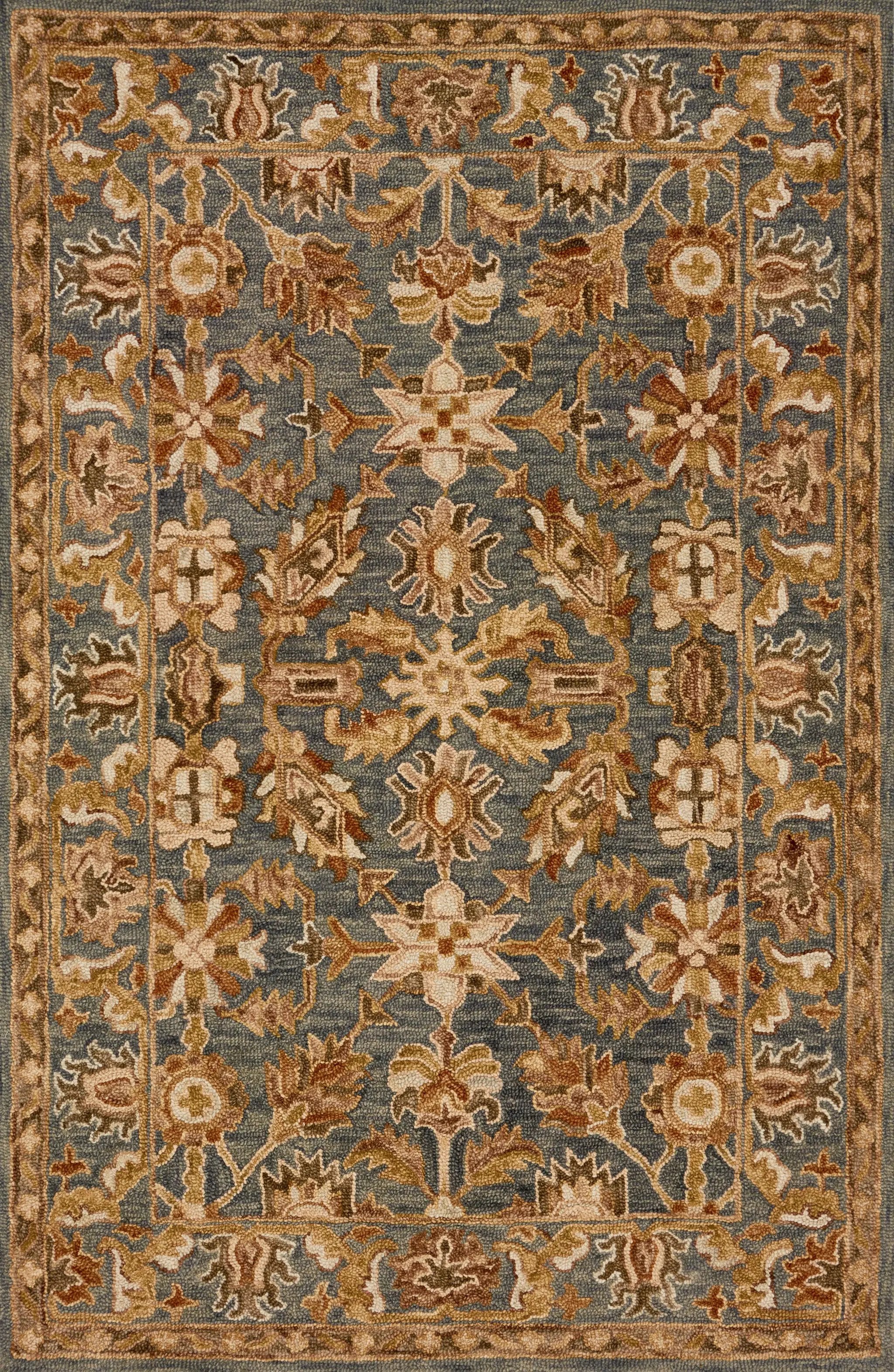 Victoria VK-05 Slate / Slate Area Rug by Loloi