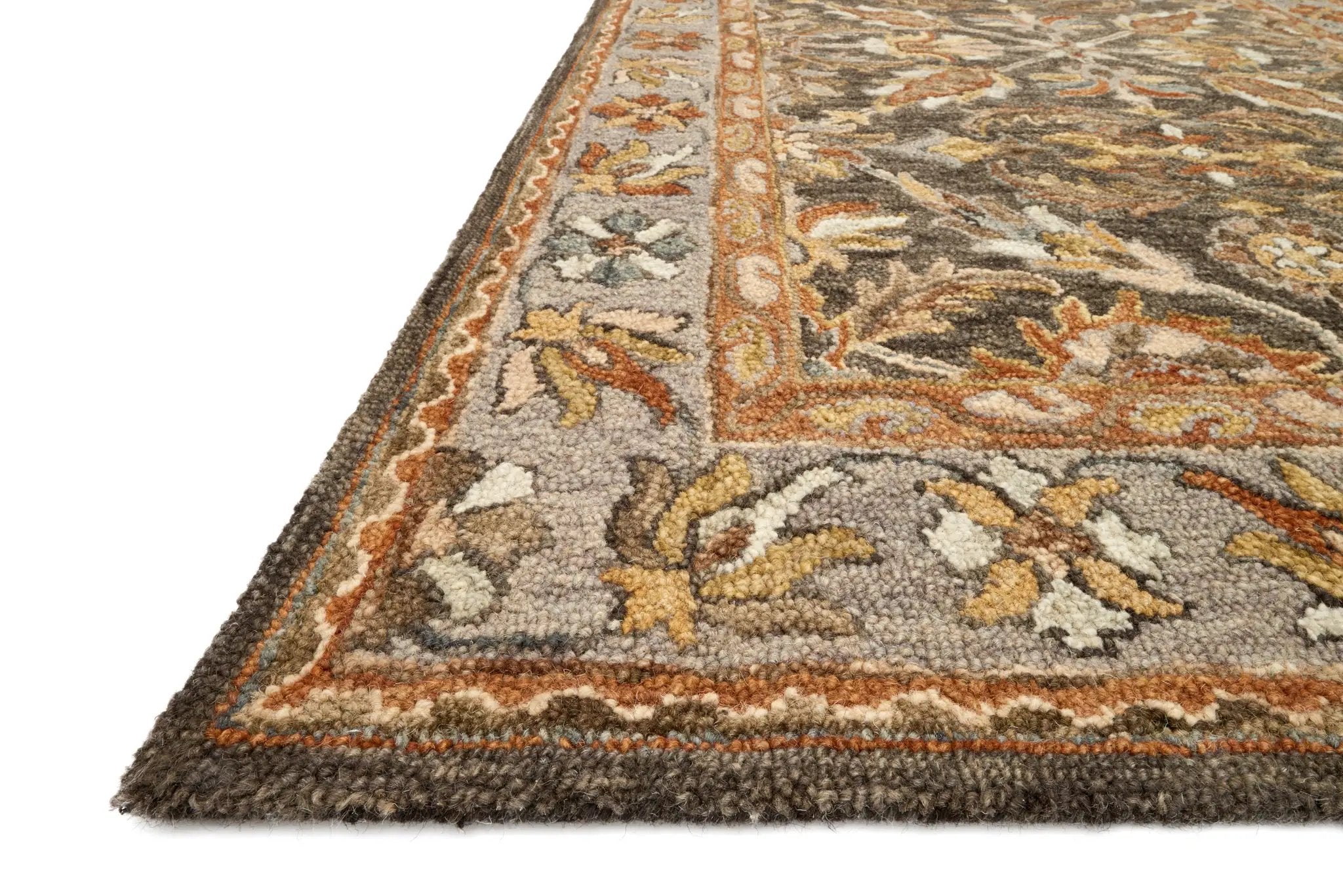 Victoria VK-06 Dk Taupe / Grey Area Rug by Loloi
