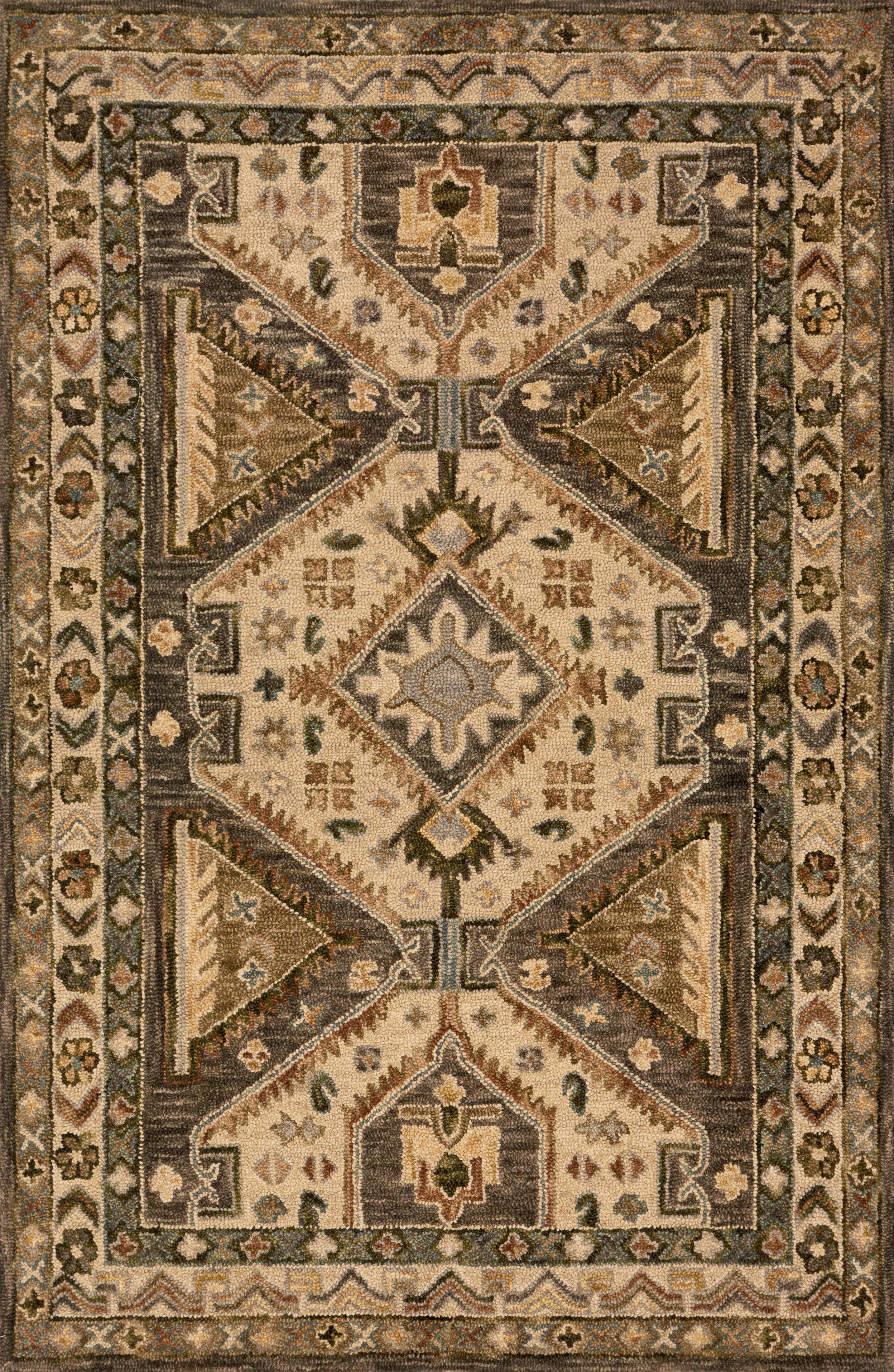 A stunning hooked 100% wool area rug with traditional detail, the Victoria VK-07 Walnut / Beige Area Rug features rich walnut and warm beige tones for a polished look
