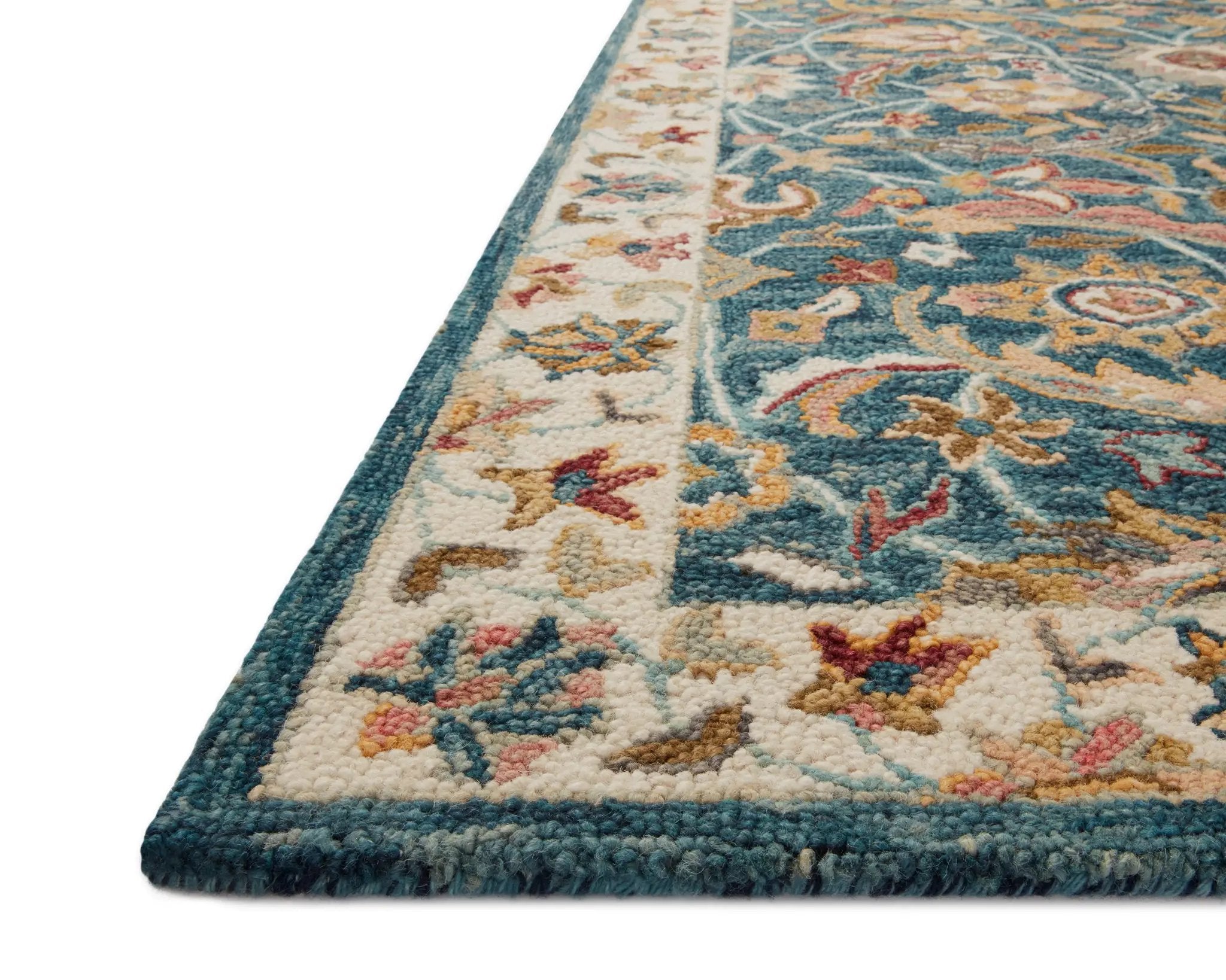 Victoria VK-24 Ocean / Multi Area Rug by Loloi