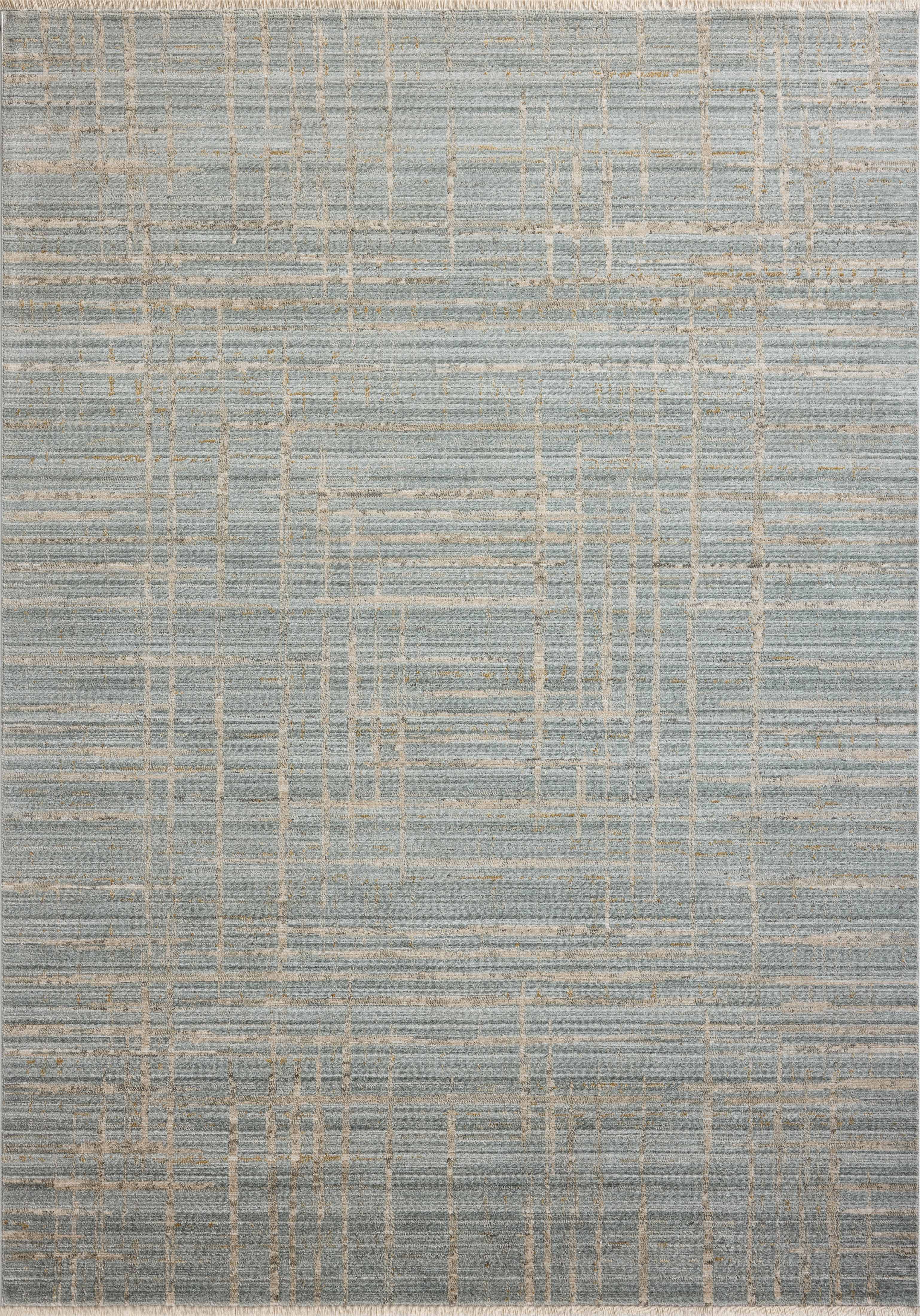 With spa and sandy hues and abstract and linear styling, the Wade WAE-03 Spa / Sand Area Rug is a power-loomed 100% polyester area rug that elevates any room