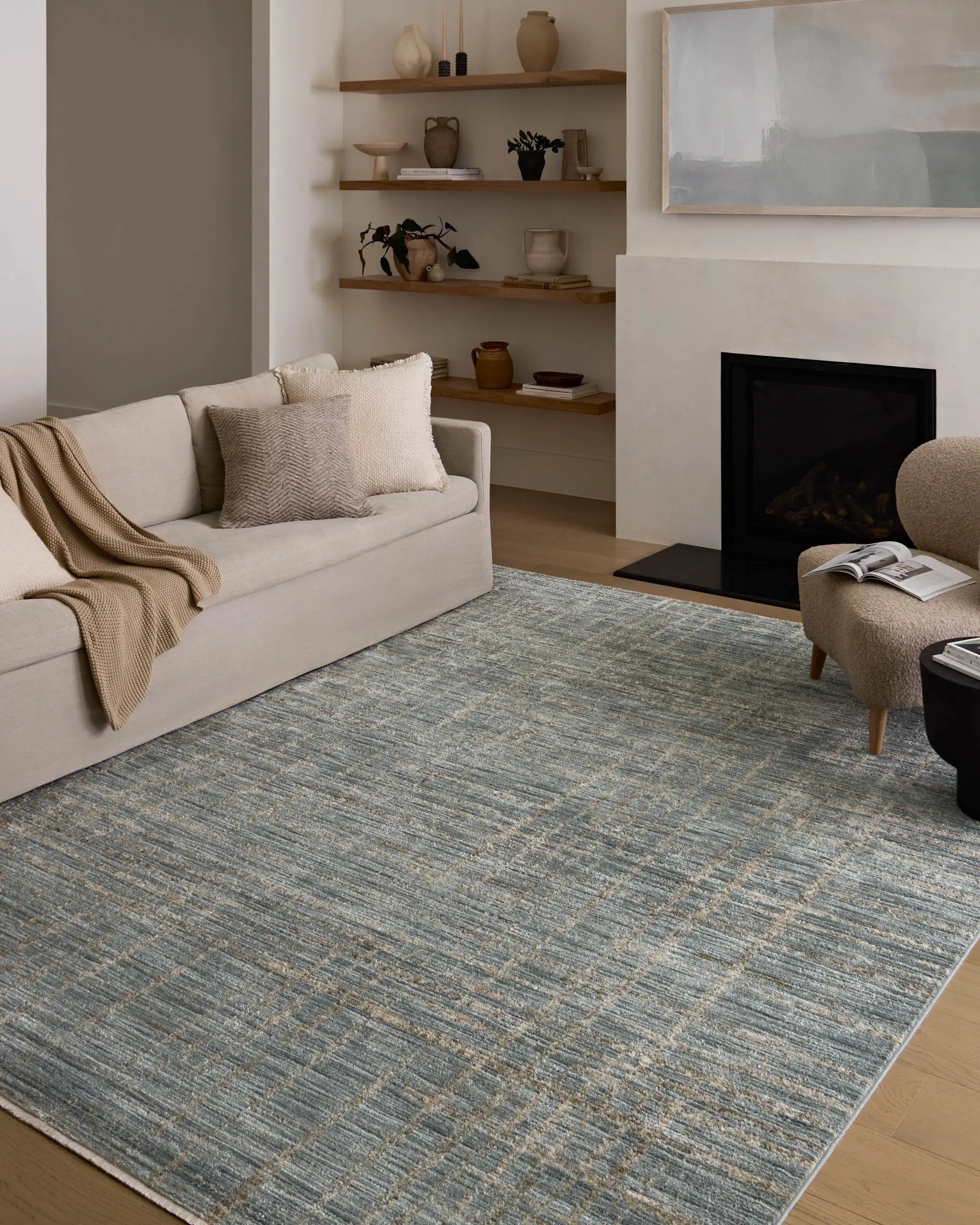 Wade WAE-03 Spa / Sand Area Rug by Loloi