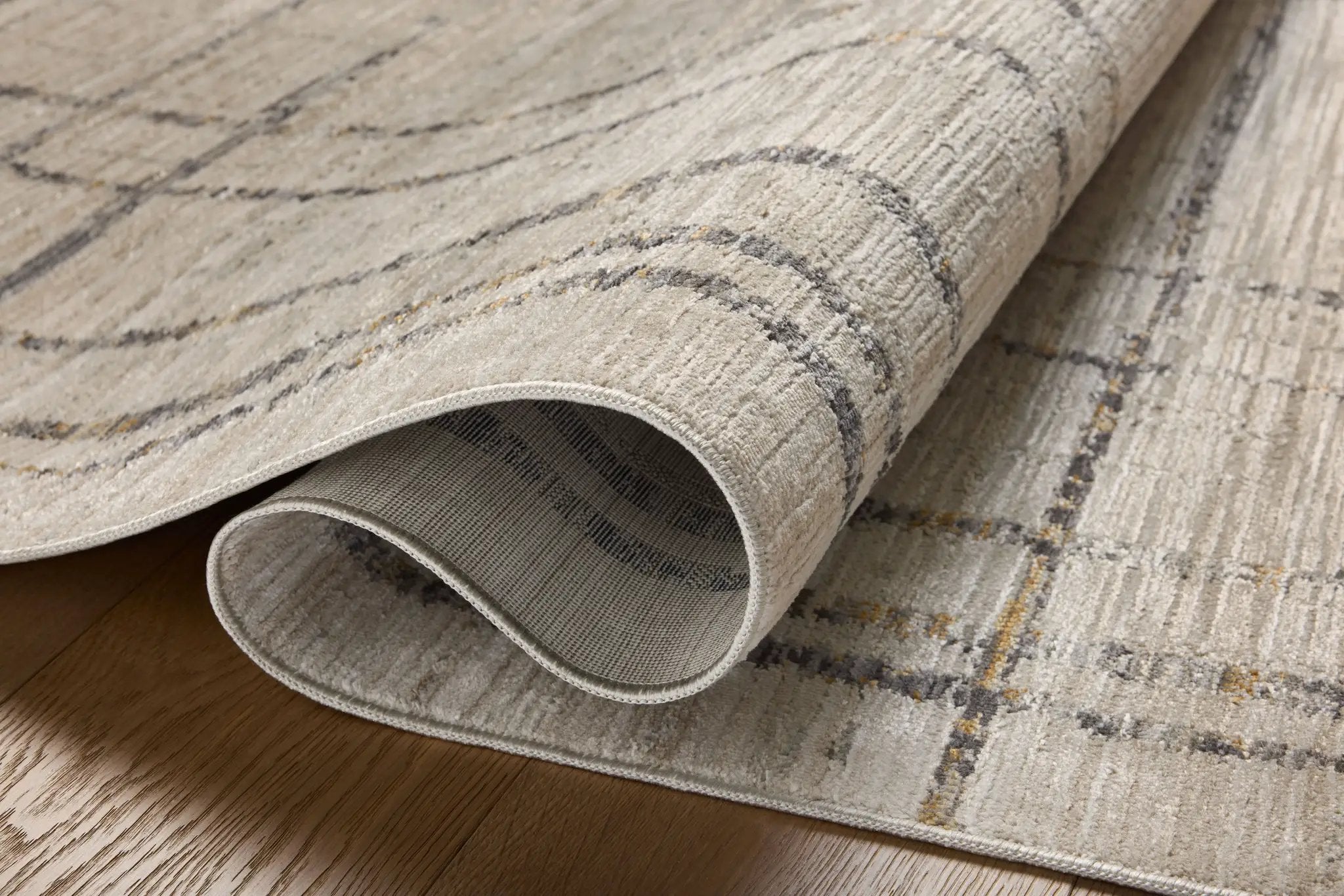 Wade WAE-05 Beige / Midnight Area Rug by Loloi