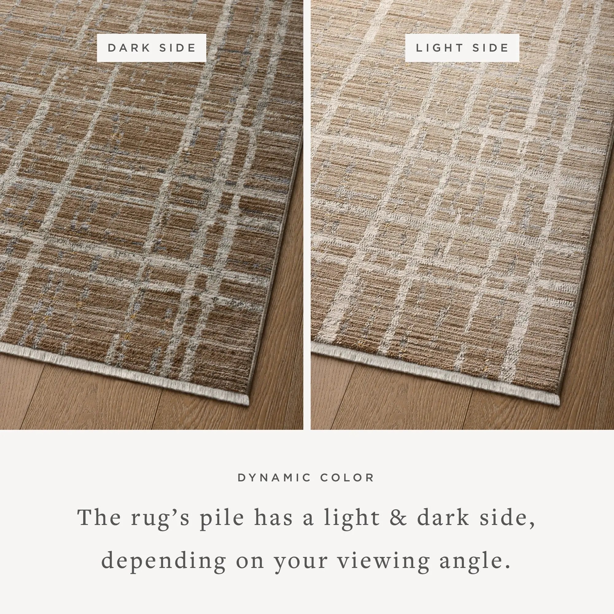 Wade WAE-05 Brown / Stone Area Rug by Loloi