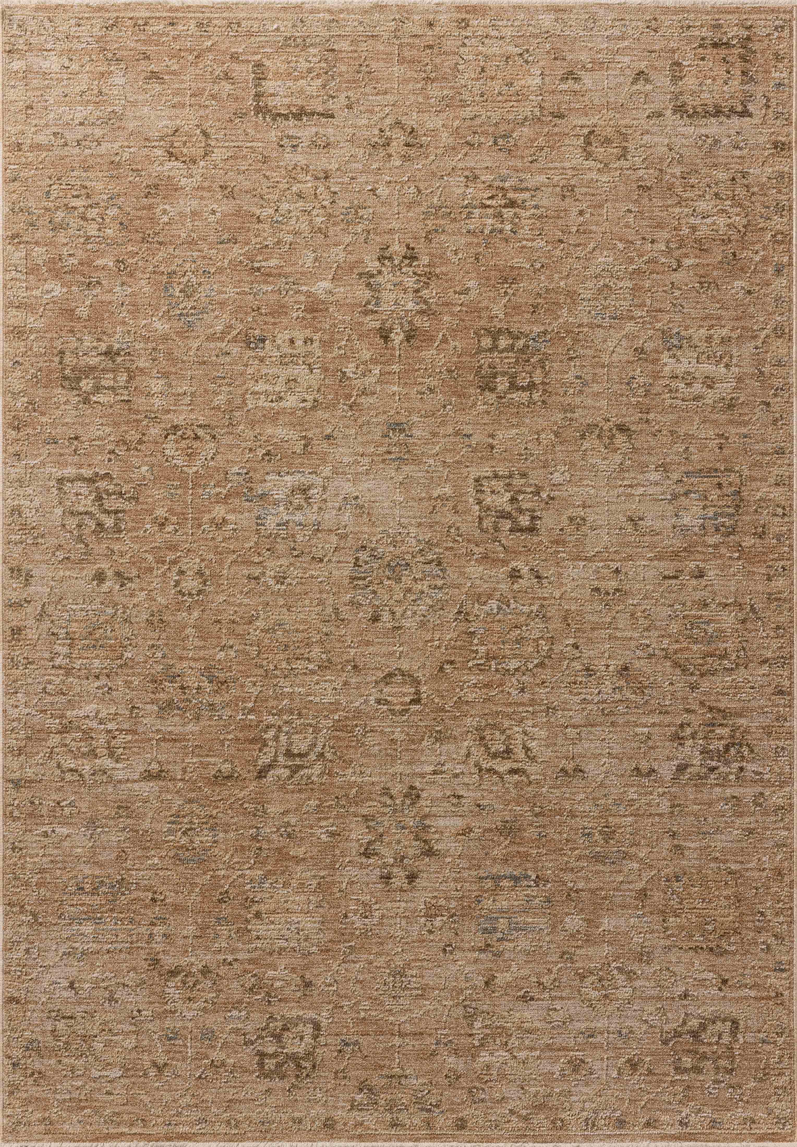 The Willa WIA-01 Clay / Multi Area Rug combines earthy clay and vibrant multi-toned tones and traditional and vintage patterns in a power-loomed 100% polyester area rug for effortless elegance