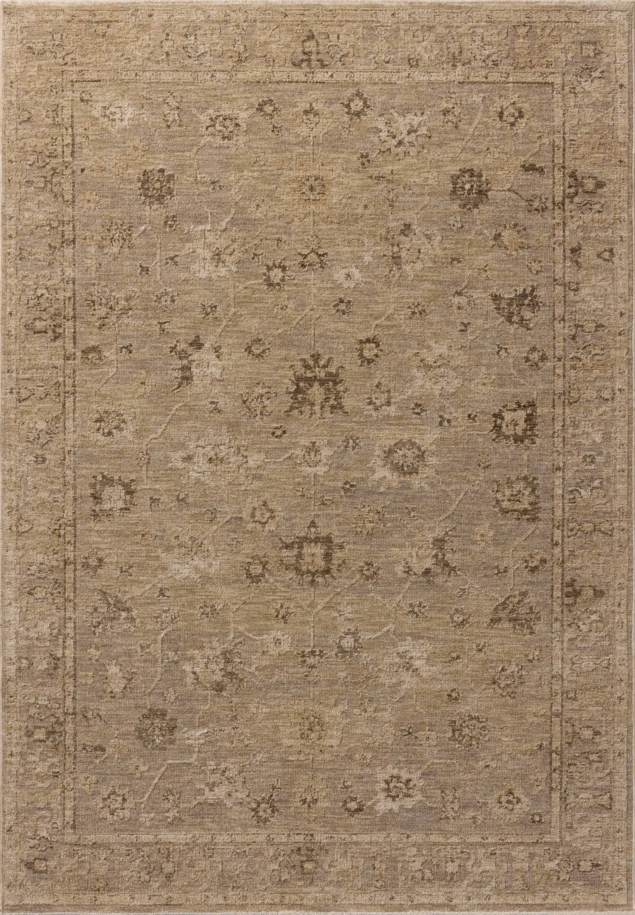Willa WIA-02 Taupe / Natural Area Rug by Loloi