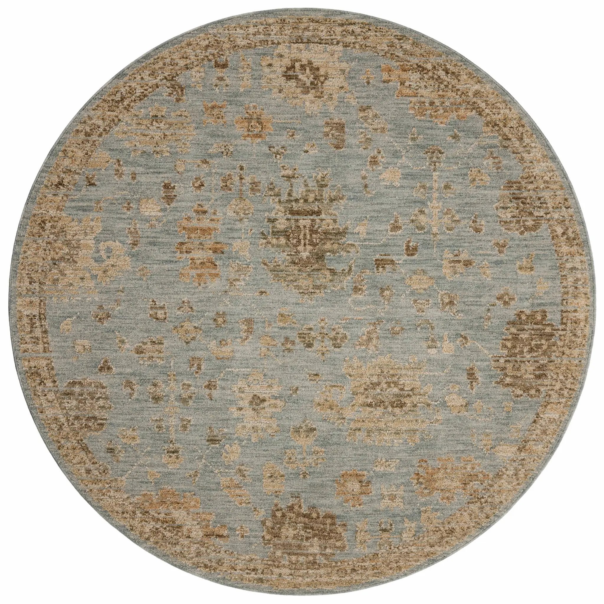 Willa WIA-03 Sky / Natural Area Rug by Loloi