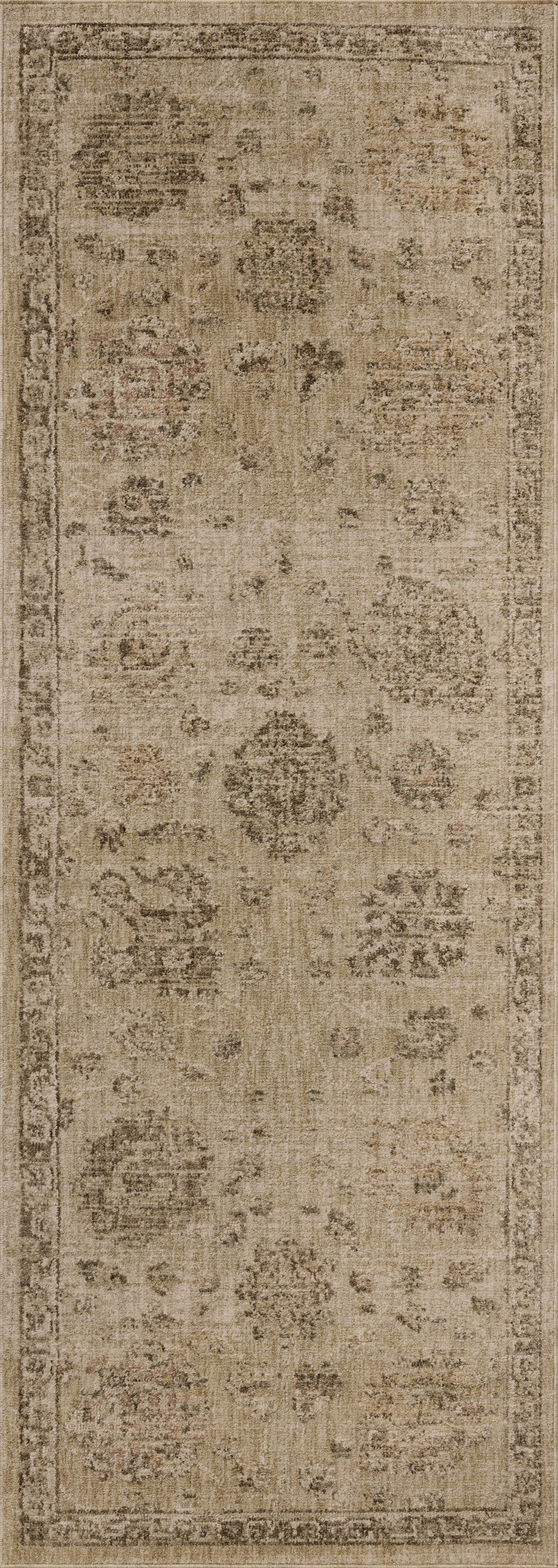 Expertly crafted as a power-loomed 100% polyester area rug with traditional and vintage artistry, the Willa WIA-05 Wheat / Multi Area Rug captures golden wheat and vibrant multi-toned tones beautifully