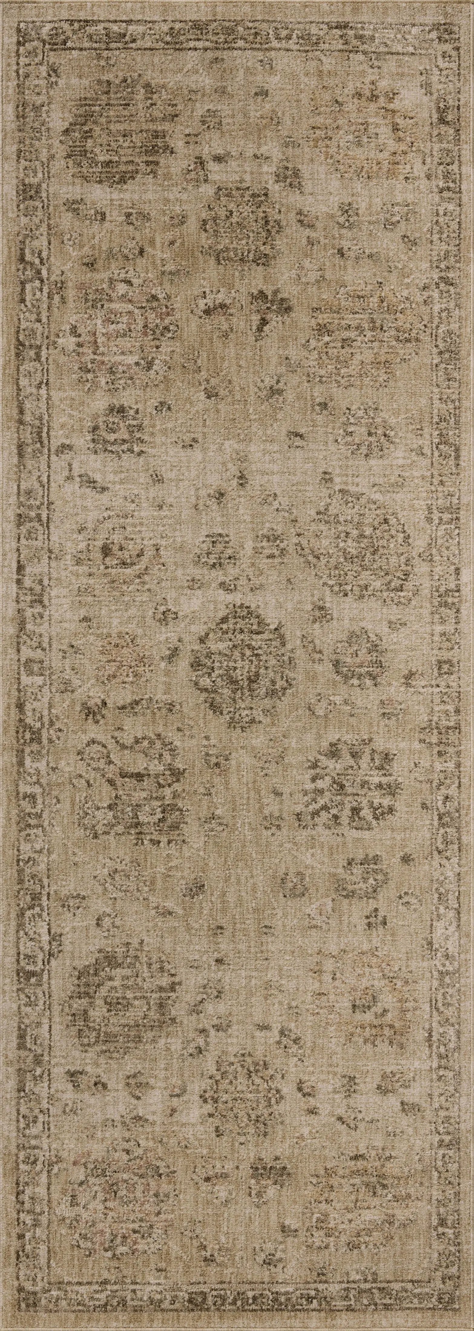 Willa WIA-05 Wheat / Multi Area Rug by Loloi