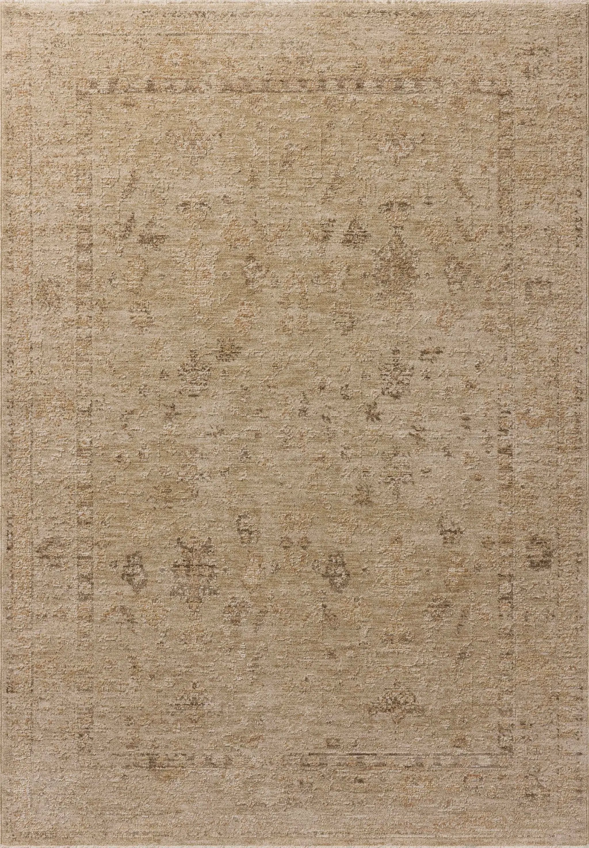 Willa WIA-08 Wheat / Natural Area Rug by Loloi