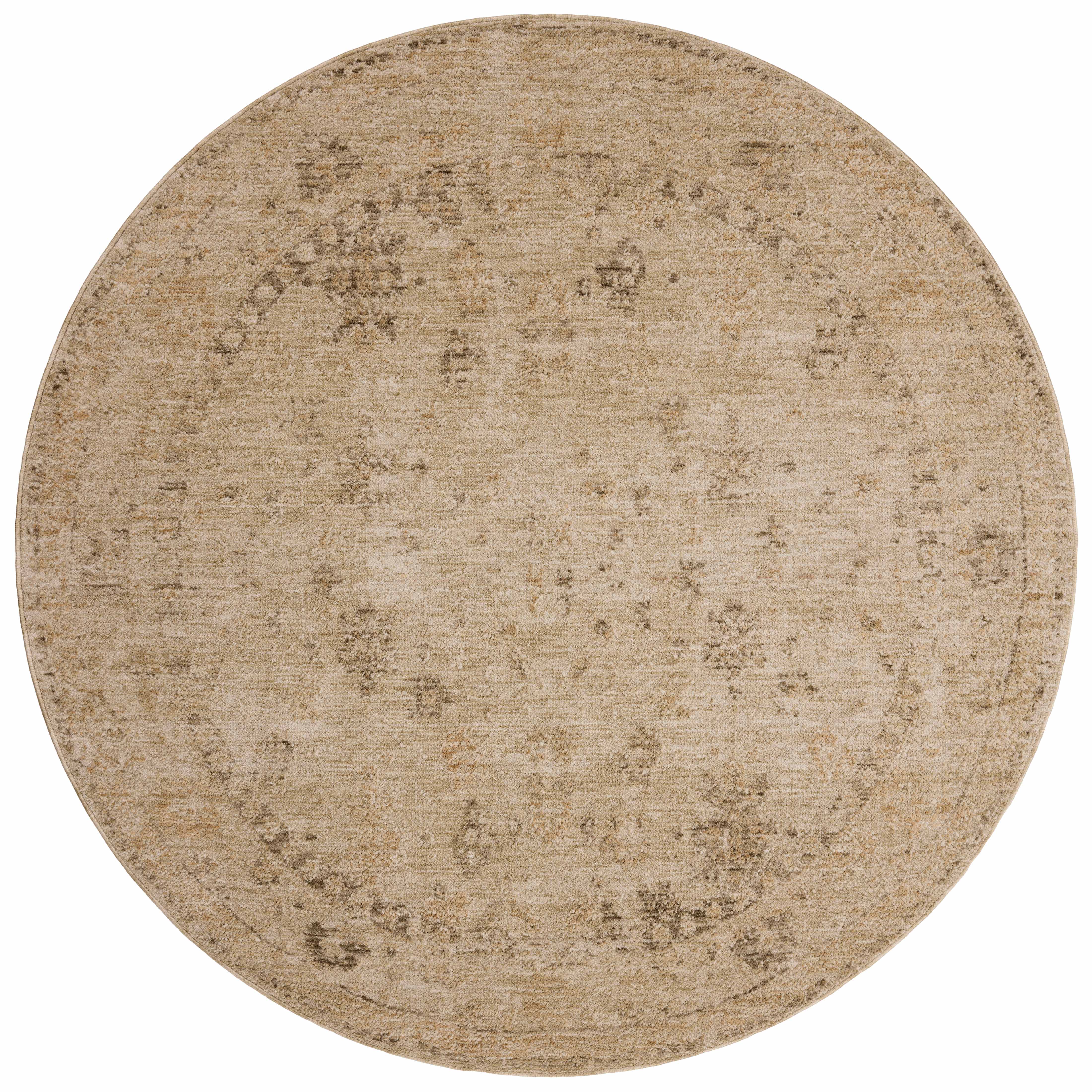 A power-loomed 100% polyester area rug with traditional and vintage design in golden wheat and warm natural hues, the Willa WIA-08 Wheat / Natural Area Rug is a standout in any décor
