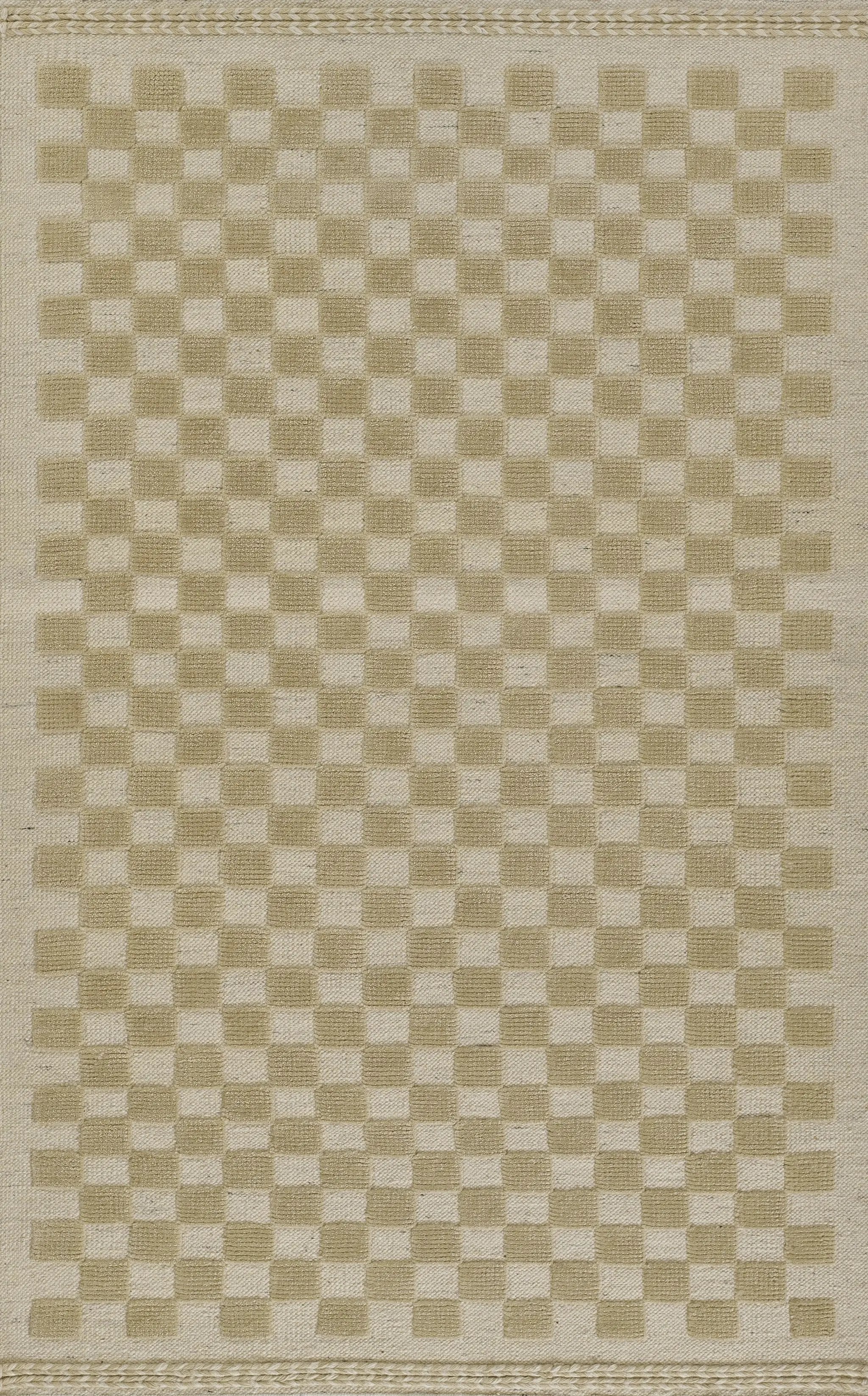 Willow WLO-1 (Checkered) Beige Area Rug by Momeni